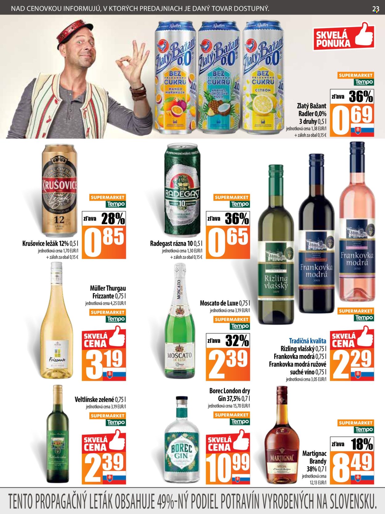 Leták COOP Jednota - 3.7.2025 - 9.7.2025. Strana 23