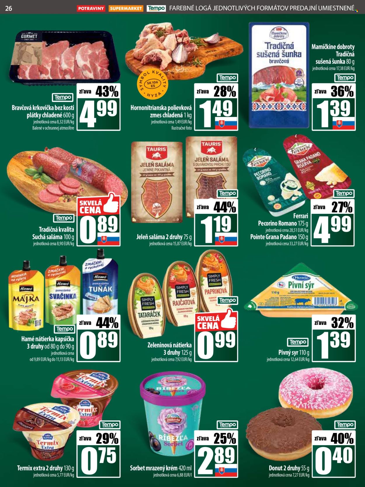 Leták COOP Jednota - 3.7.2025 - 9.7.2025. Strana 26