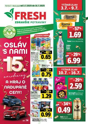 Leták FRESH - 3.7.2025 - 16.7.2025.