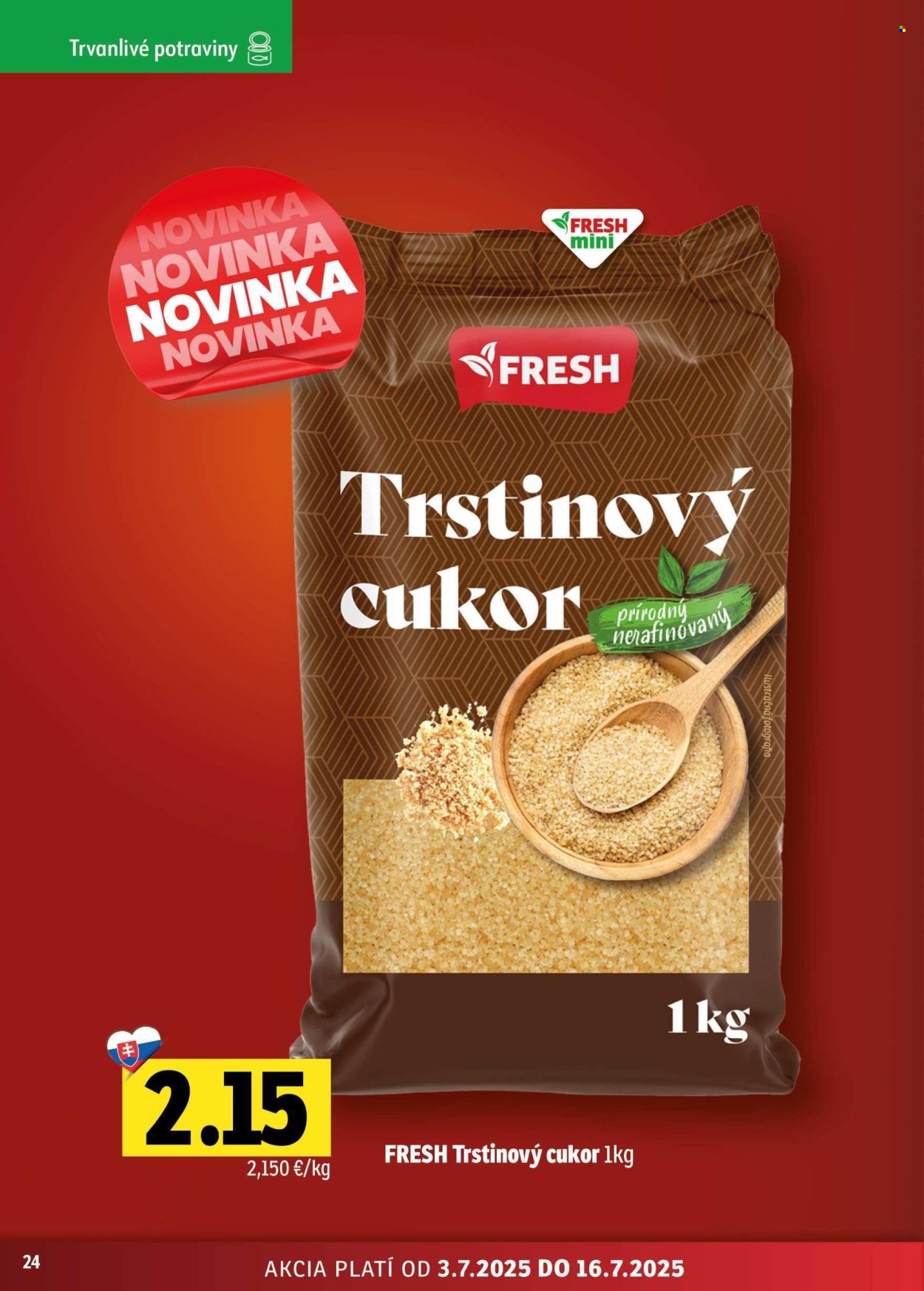 Leták FRESH - 3.7.2025 - 16.7.2025. Strana 24