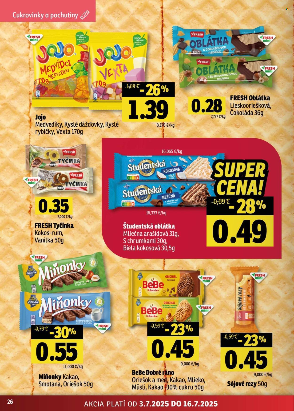 Leták FRESH - 3.7.2025 - 16.7.2025. Strana 26
