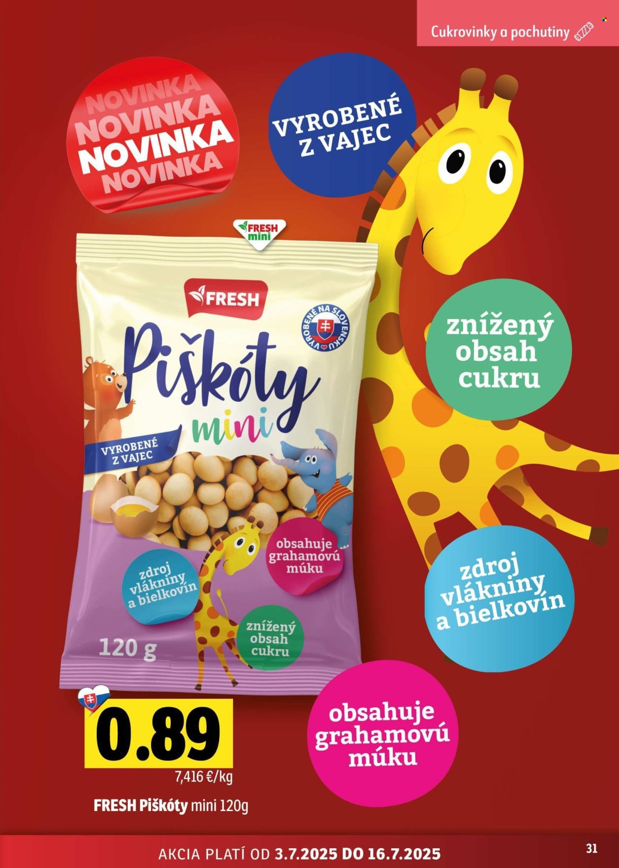 Leták FRESH - 3.7.2025 - 16.7.2025. Strana 31