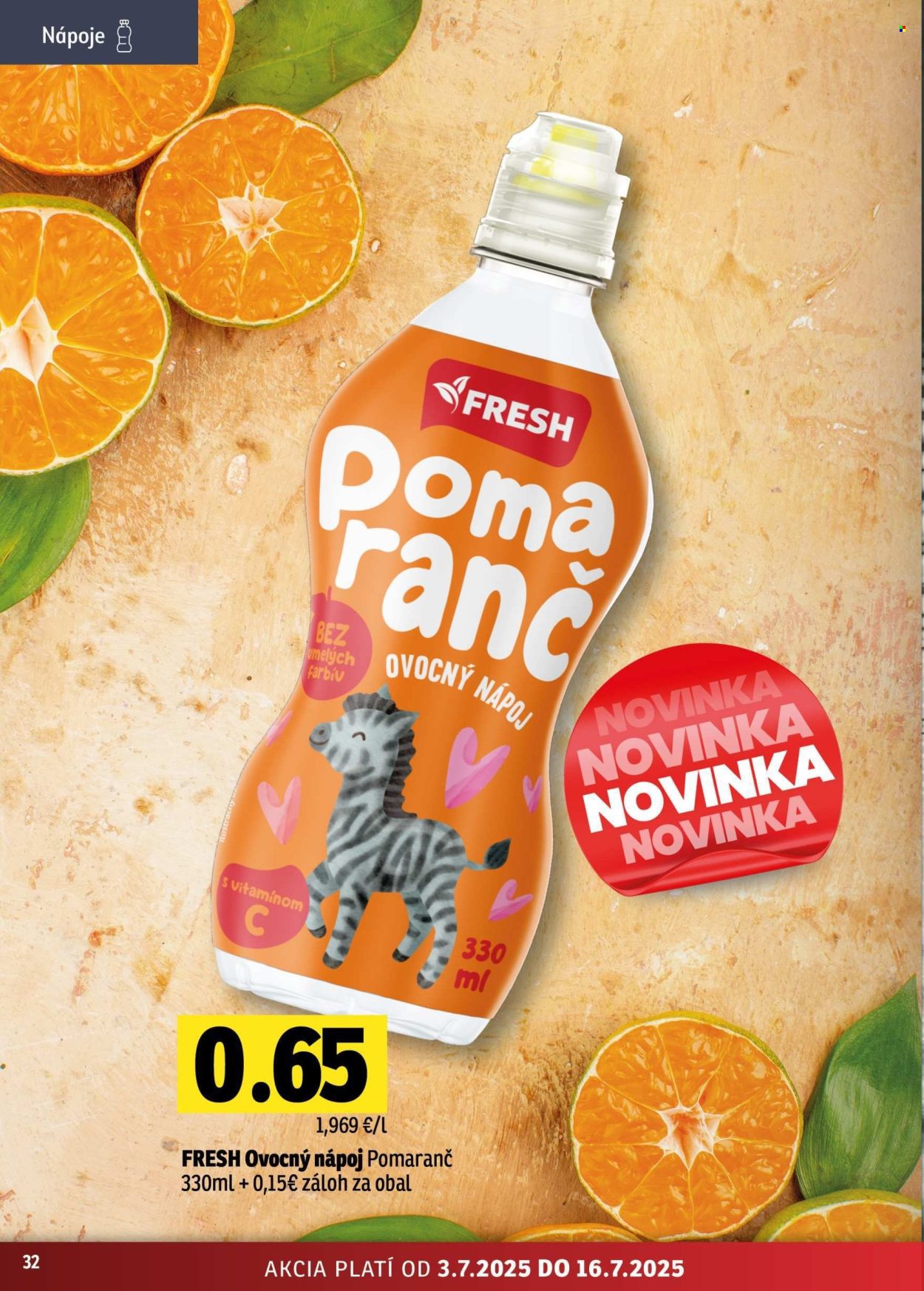 Leták FRESH - 3.7.2025 - 16.7.2025. Strana 32