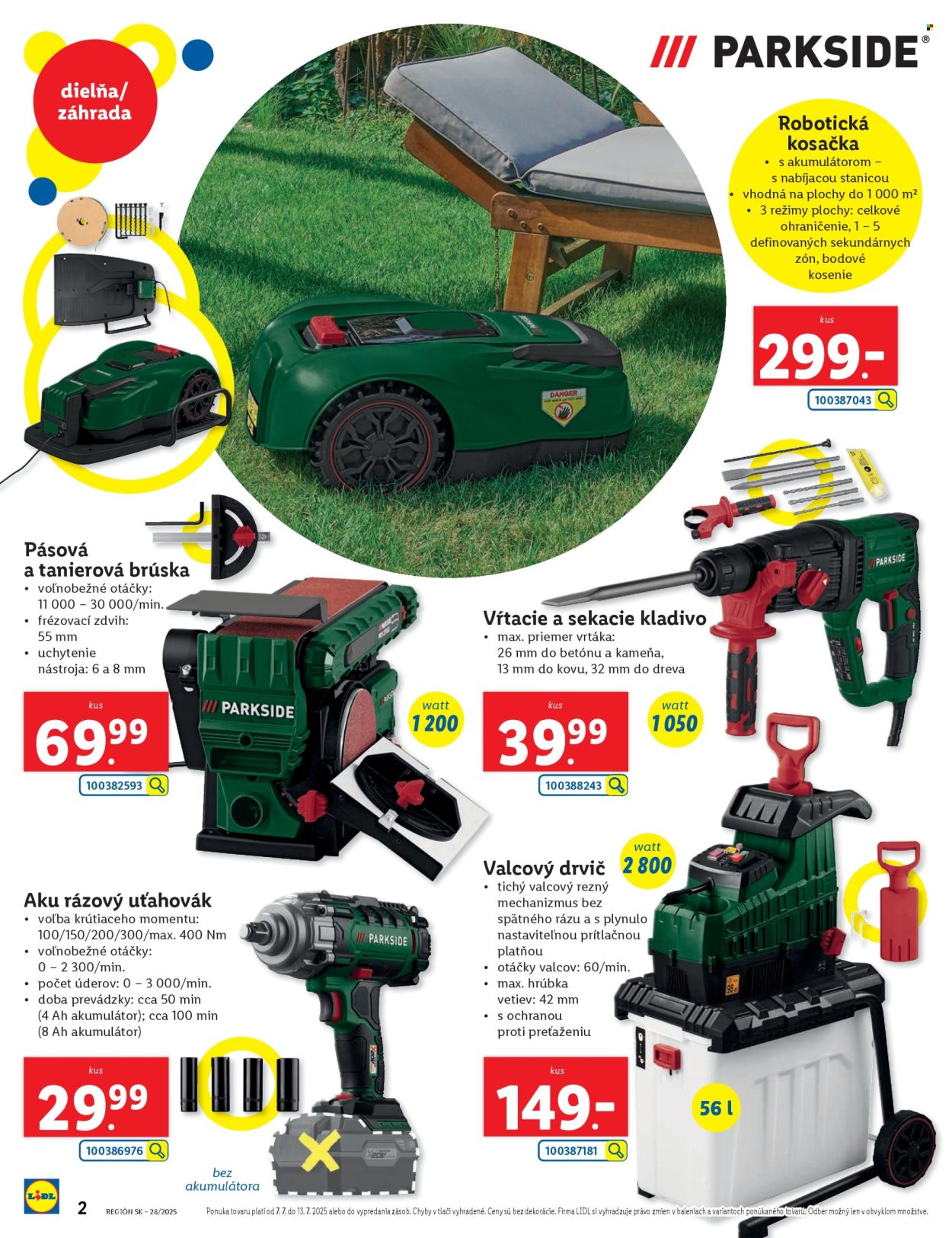 Leták Lidl - 7.7.2025 - 13.7.2025. Strana 2