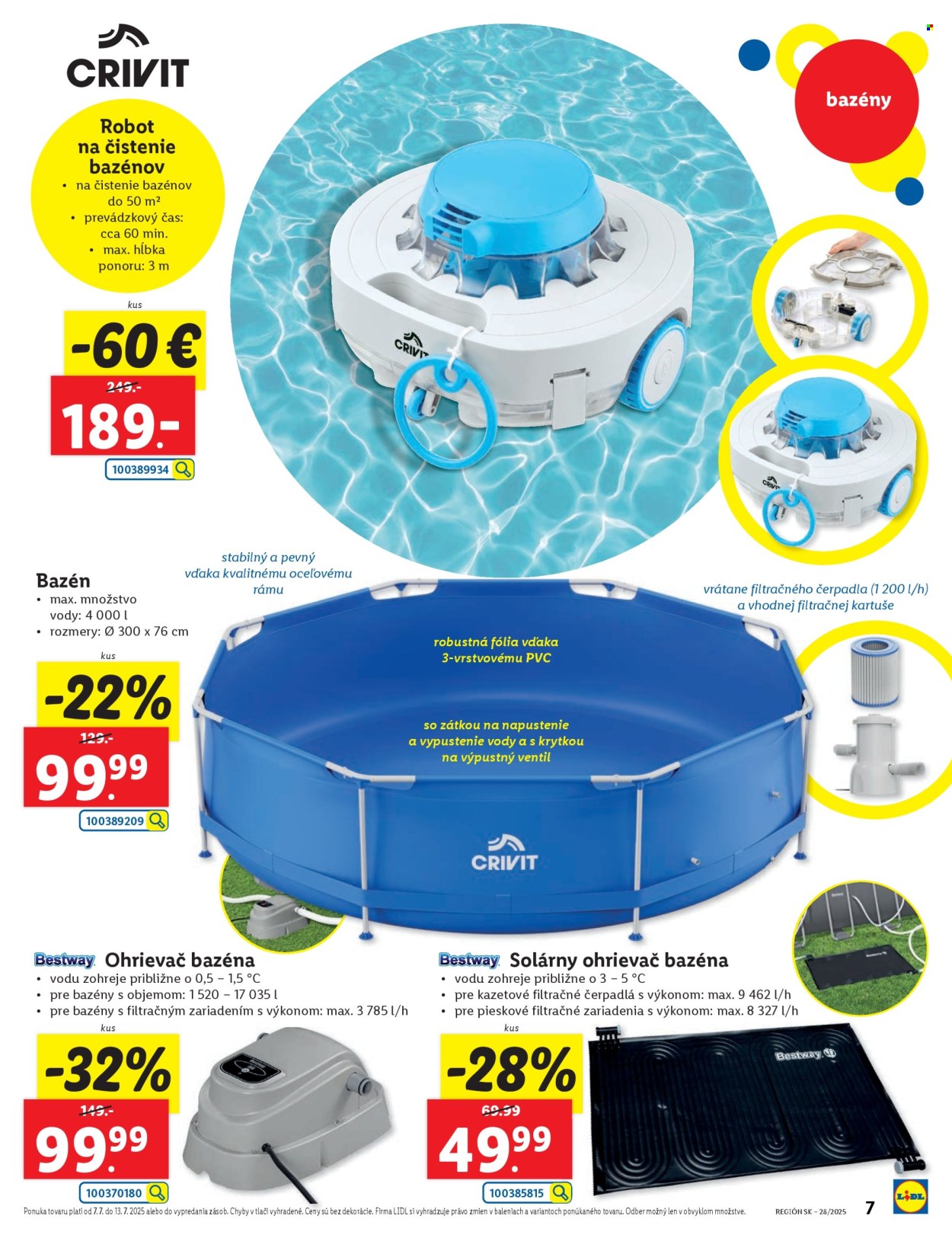 Leták Lidl - 7.7.2025 - 13.7.2025. Strana 7