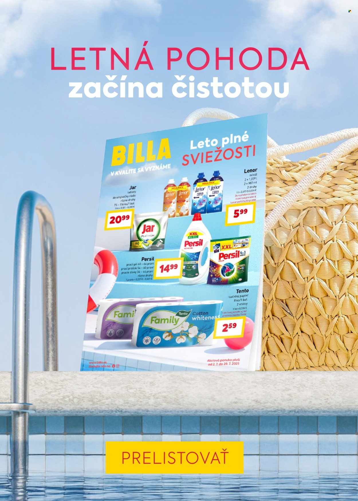 Leták Billa - 2.7.2025 - 15.7.2025. Strana 10
