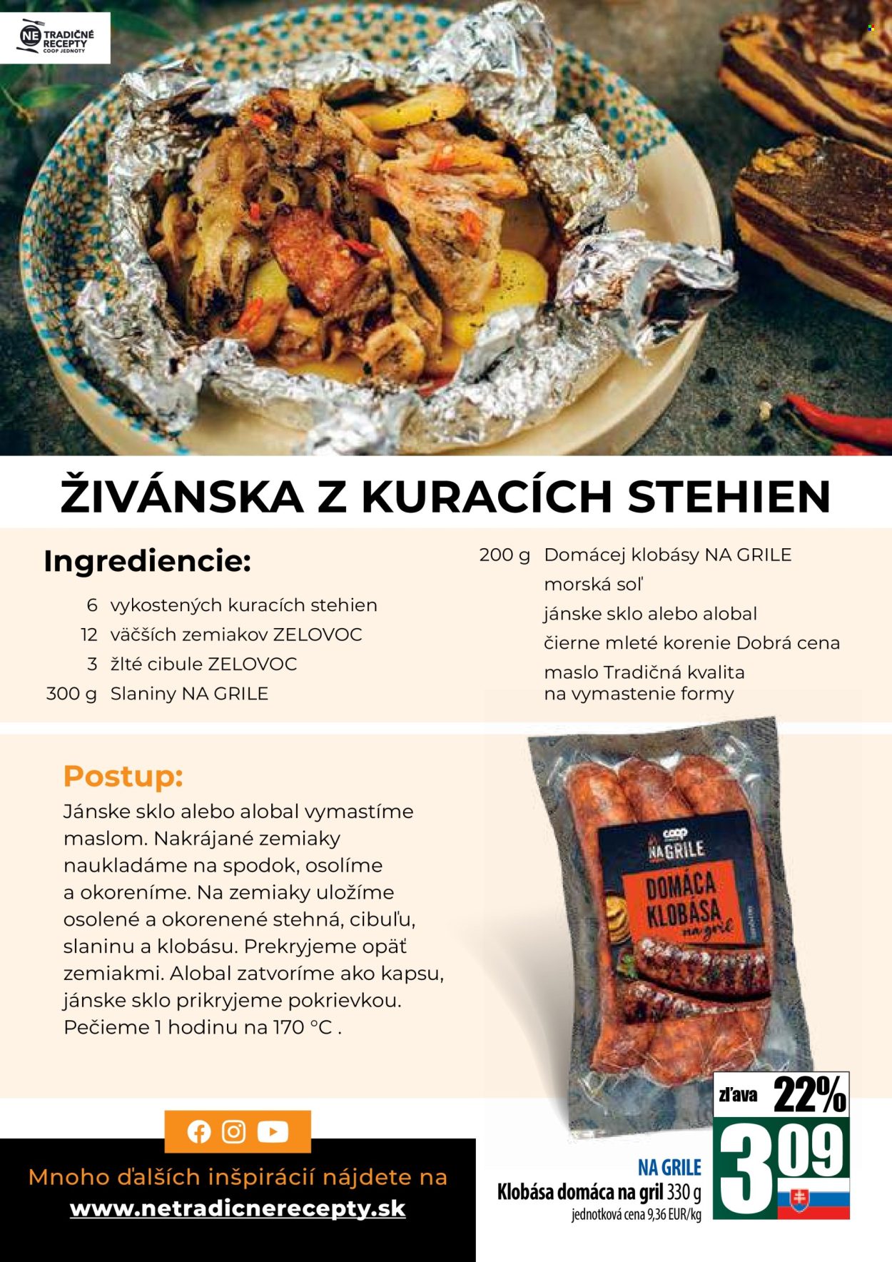 Leták COOP Jednota - 3.7.2025 - 9.7.2025. Strana 19