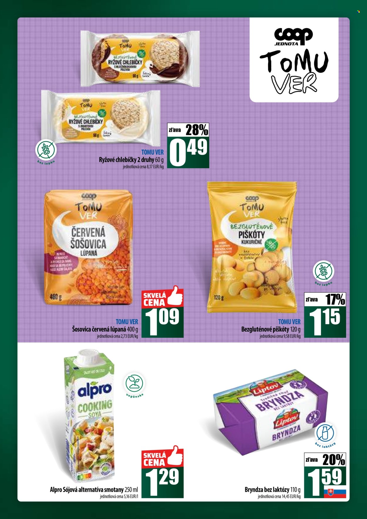 Leták COOP Jednota - 3.7.2025 - 9.7.2025. Strana 34