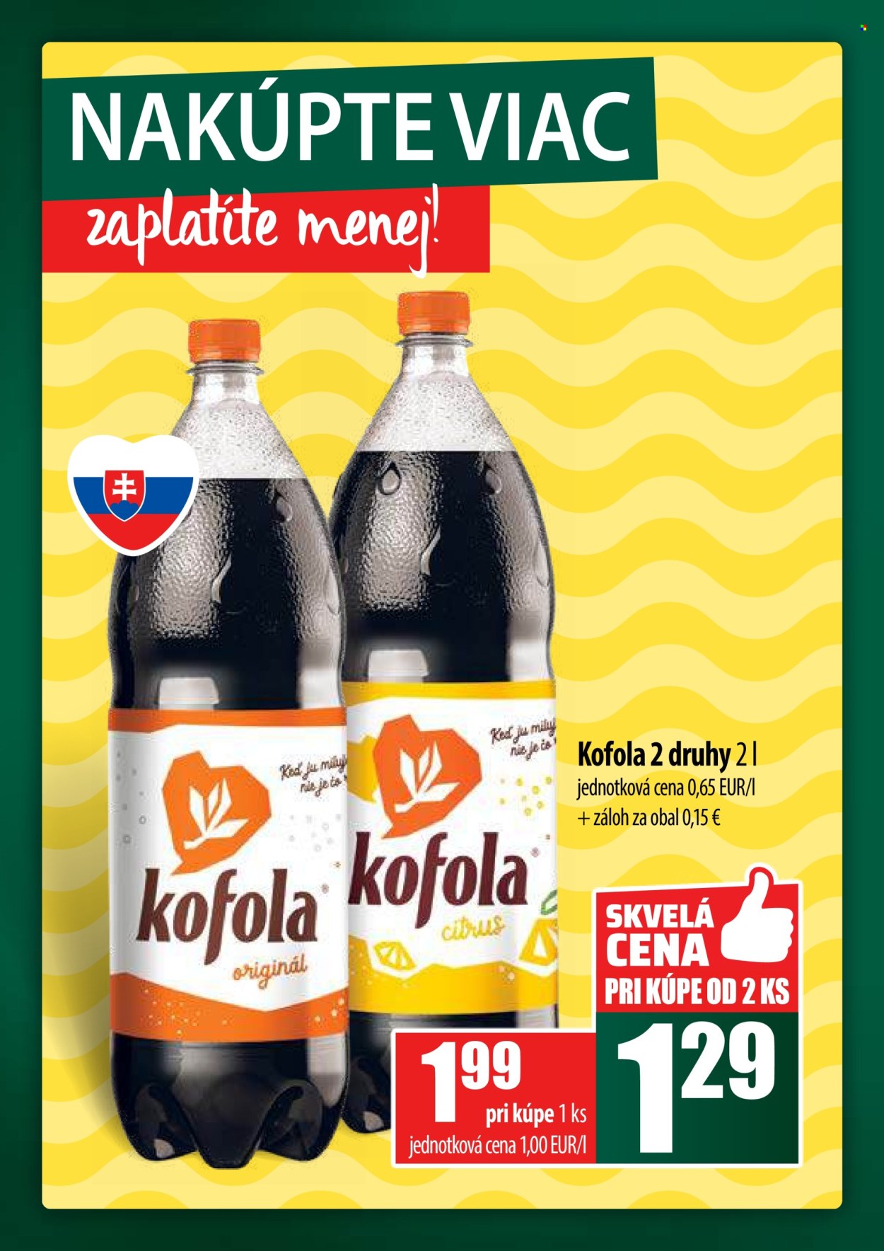 Leták COOP Jednota - 3.7.2025 - 9.7.2025. Strana 50