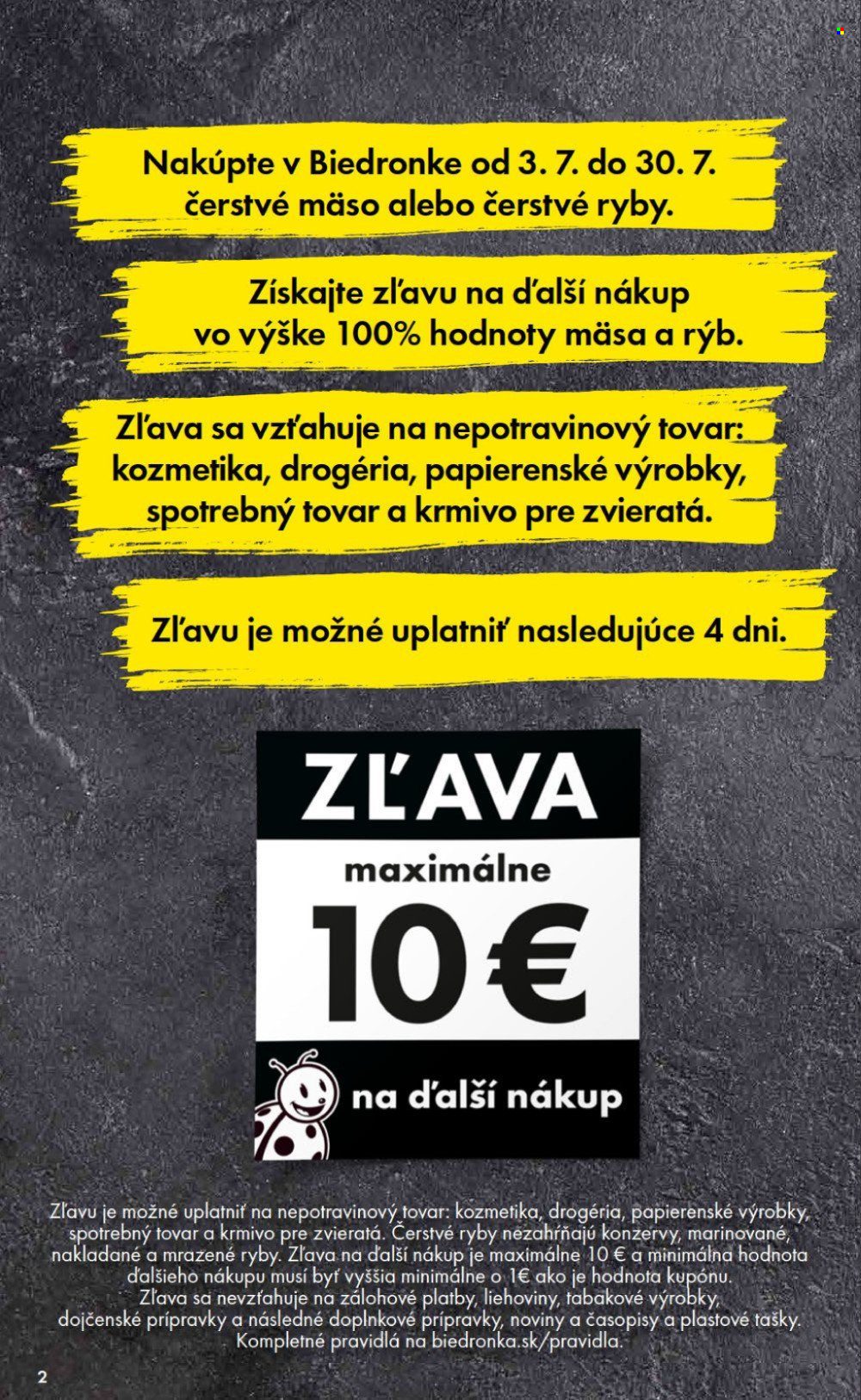 Leták Biedronka - 3.7.2025 - 9.7.2025. Strana 2