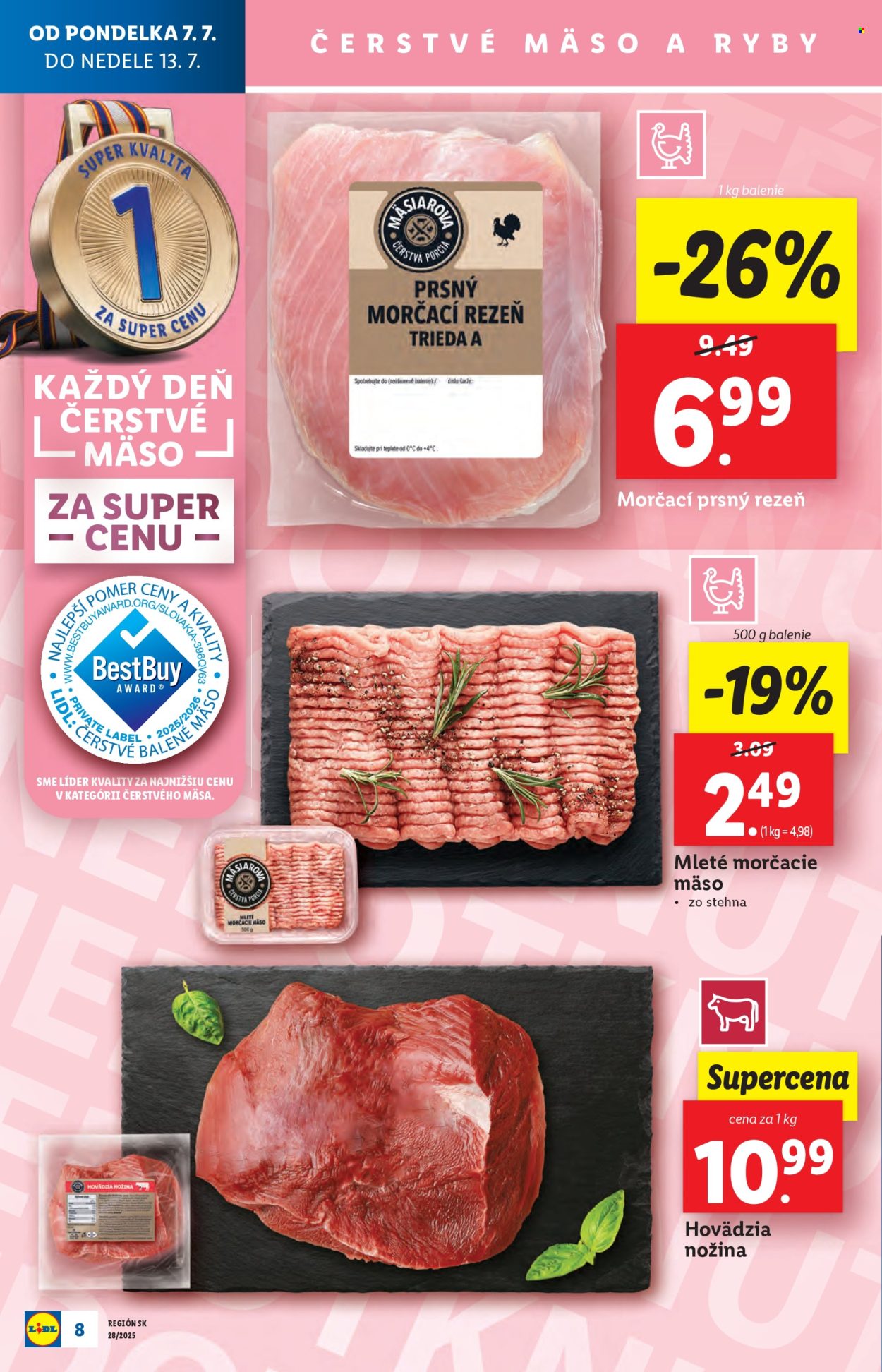 Leták Lidl - 7.7.2025 - 13.7.2025. Strana 8