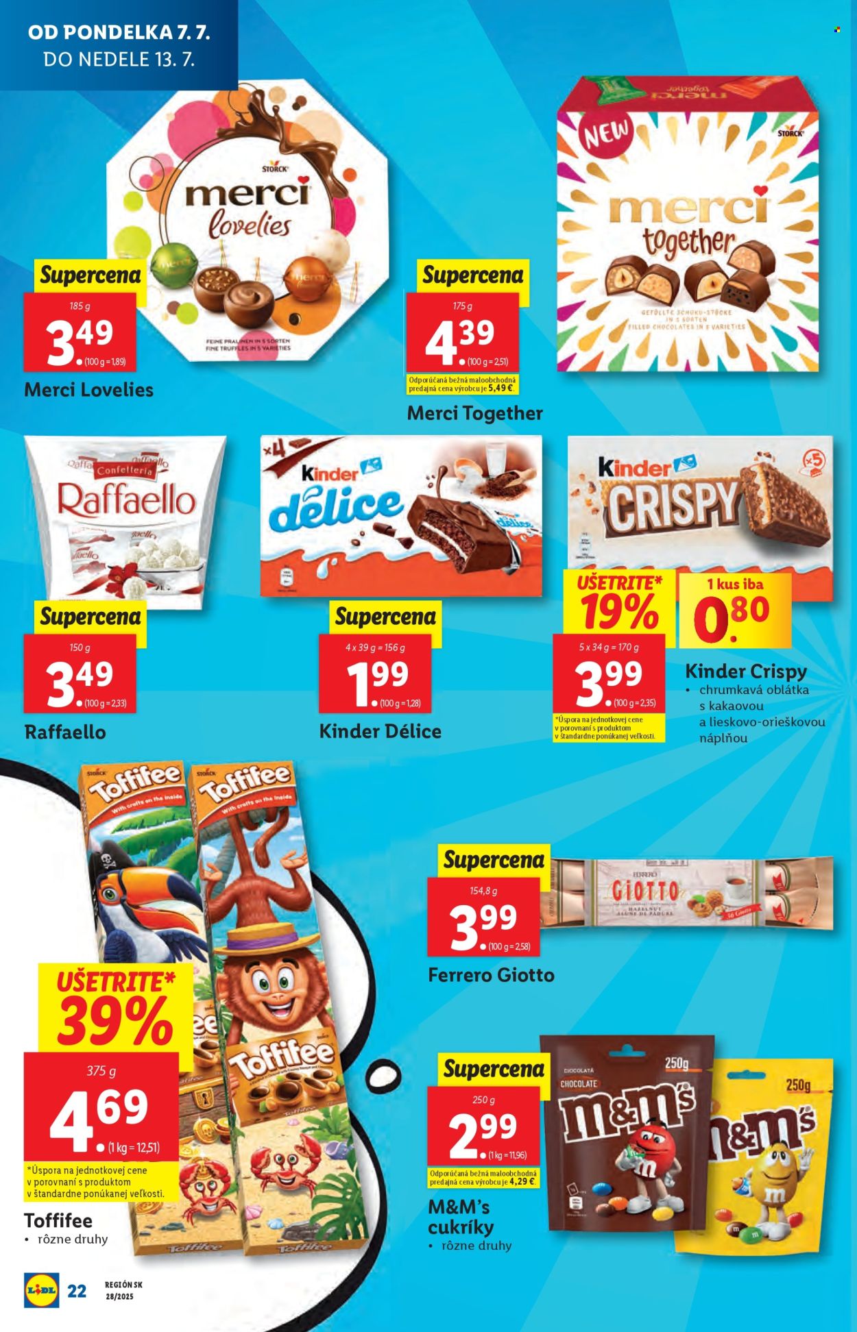 Leták Lidl - 7.7.2025 - 13.7.2025. Strana 22