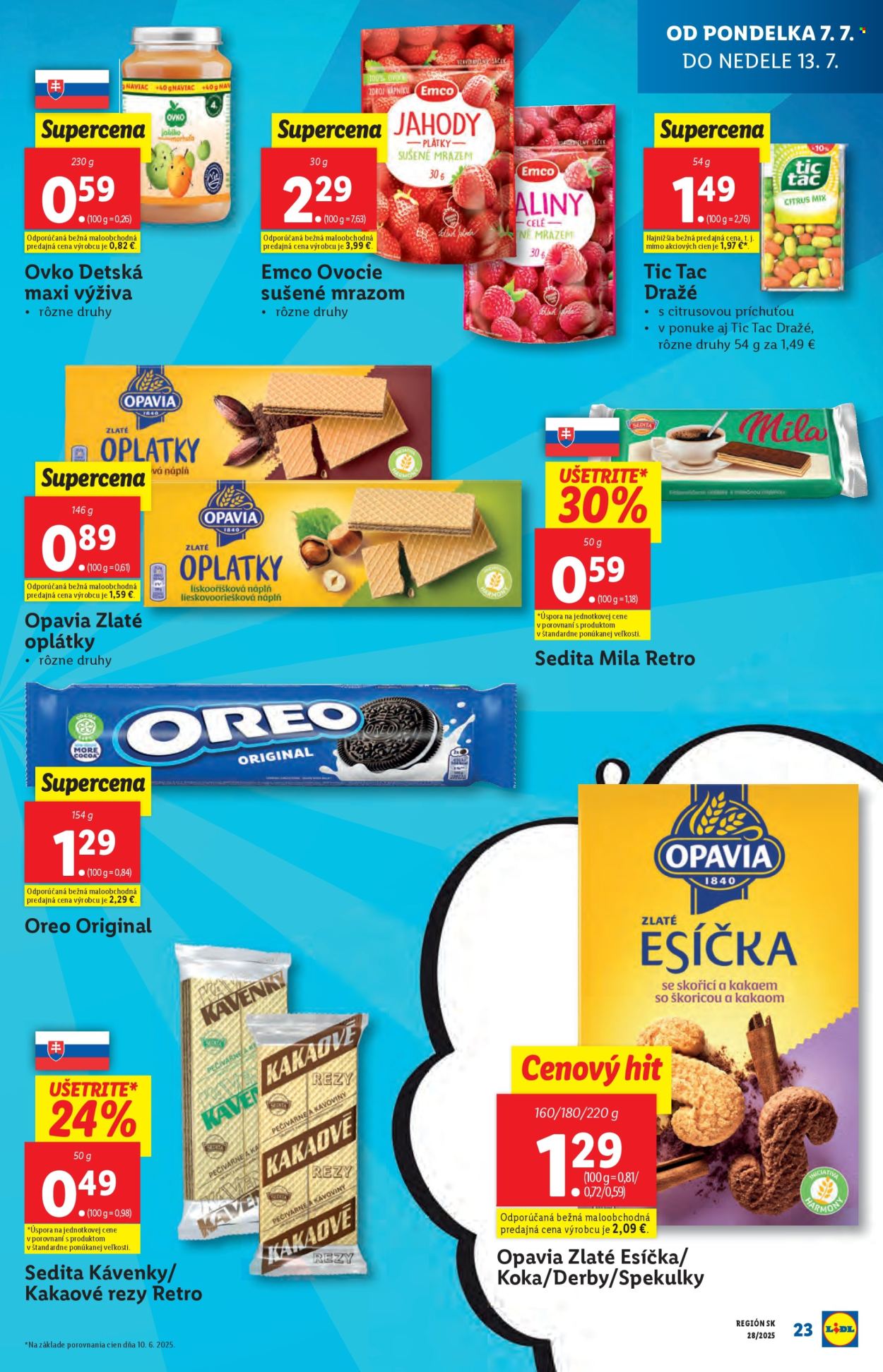 Leták Lidl - 7.7.2025 - 13.7.2025. Strana 23