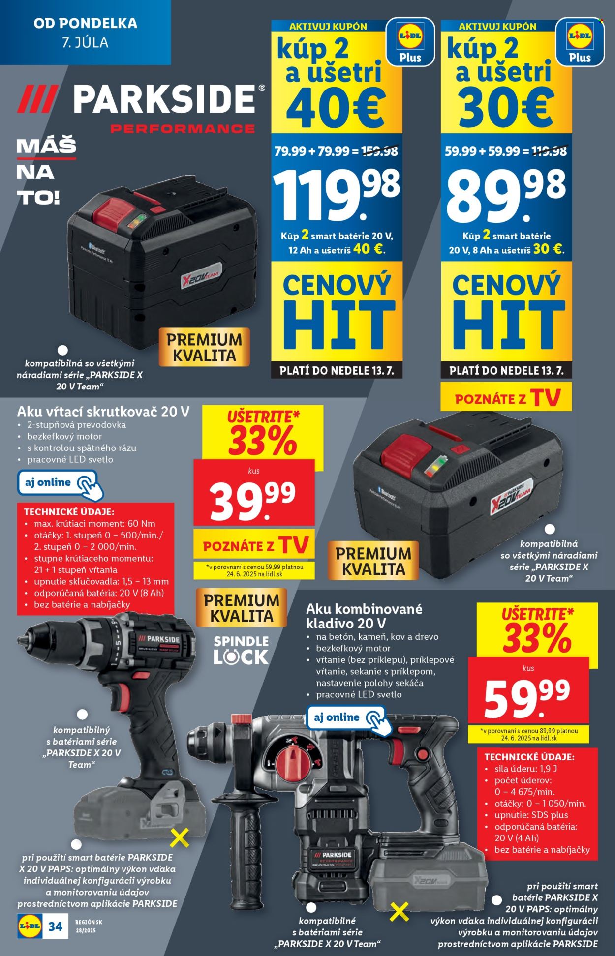 Leták Lidl - 7.7.2025 - 13.7.2025. Strana 38