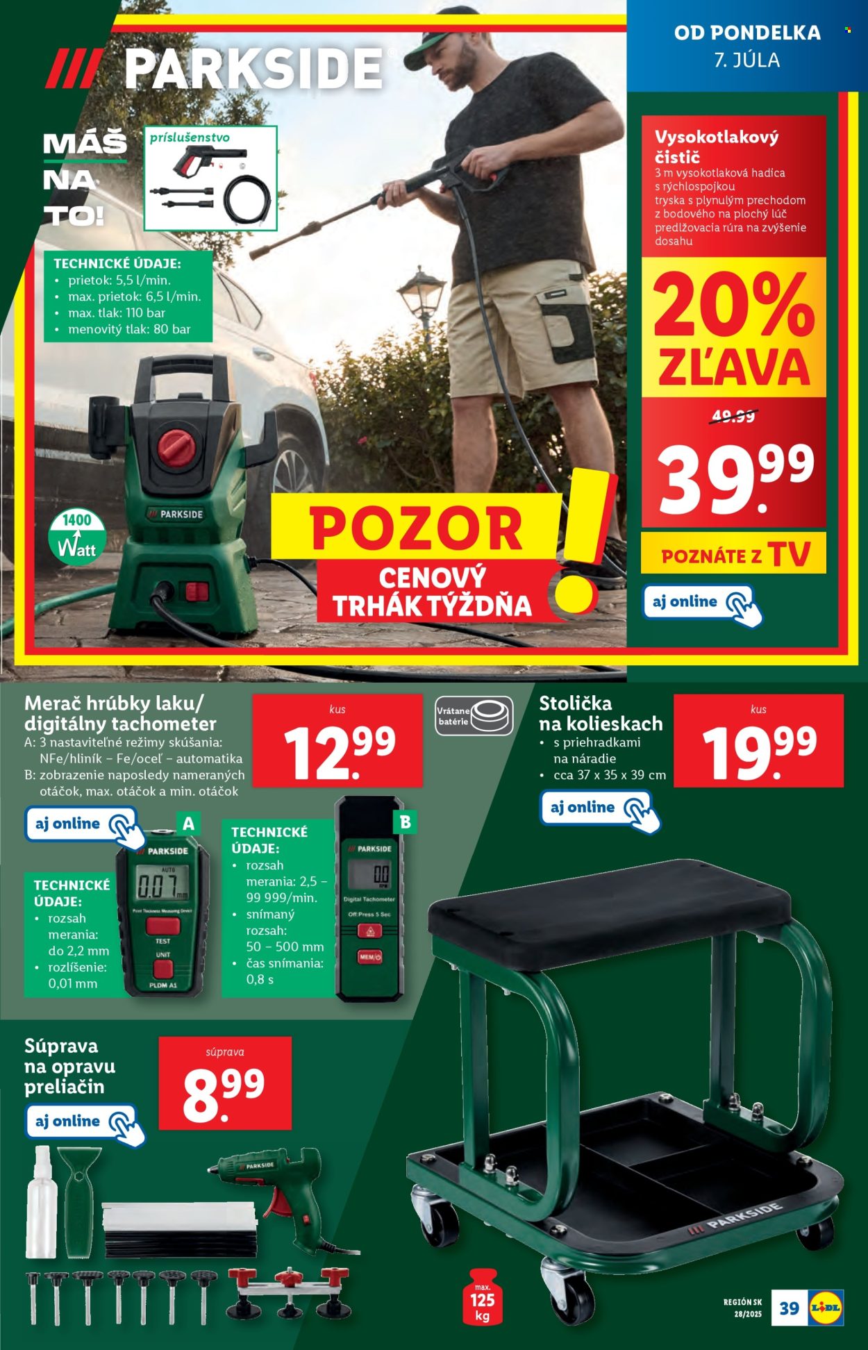 Leták Lidl - 7.7.2025 - 13.7.2025. Strana 43
