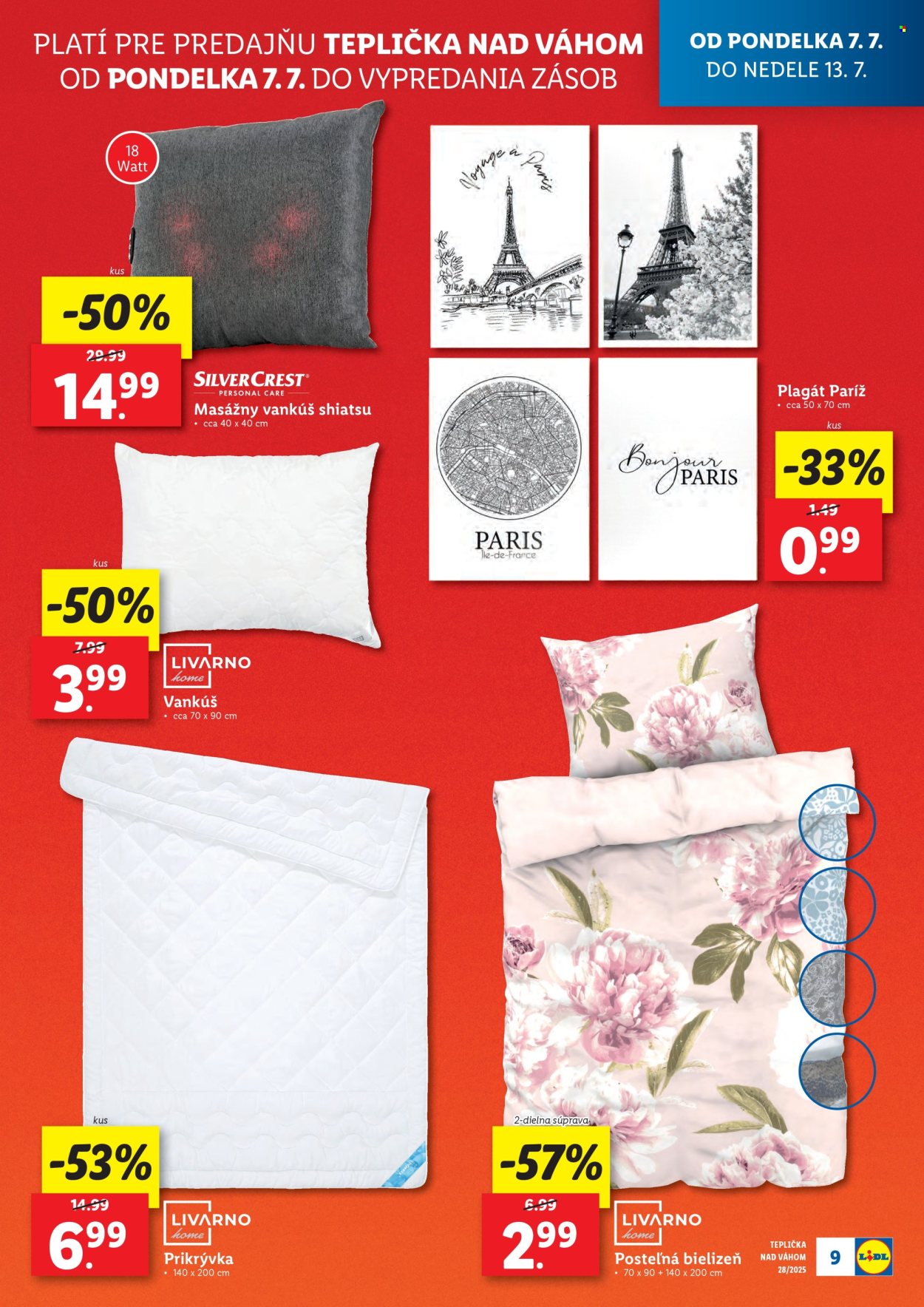 Leták Lidl - 7.7.2025 - 13.7.2025. Strana 9