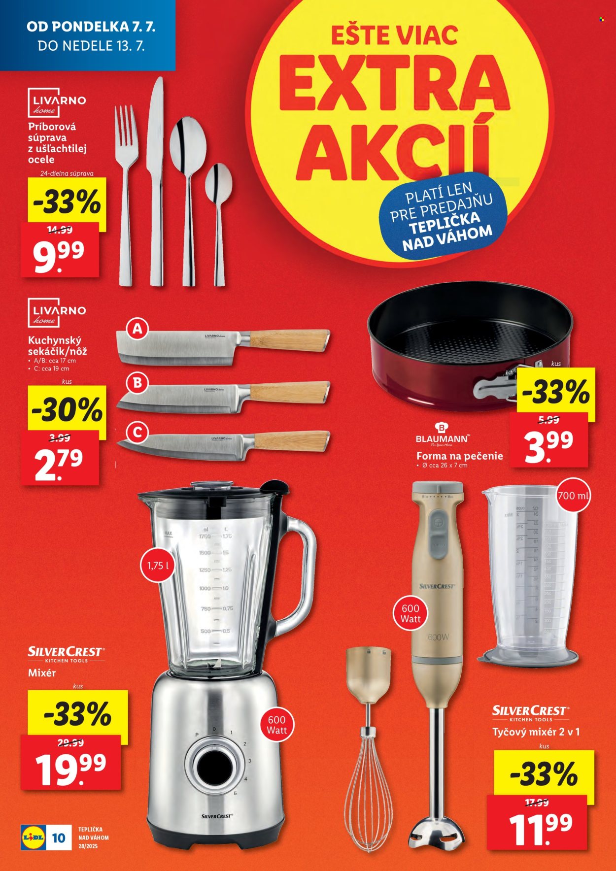 Leták Lidl - 7.7.2025 - 13.7.2025. Strana 10