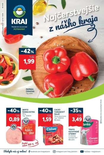 Leták Kraj - 10.7.2025 - 16.7.2025.