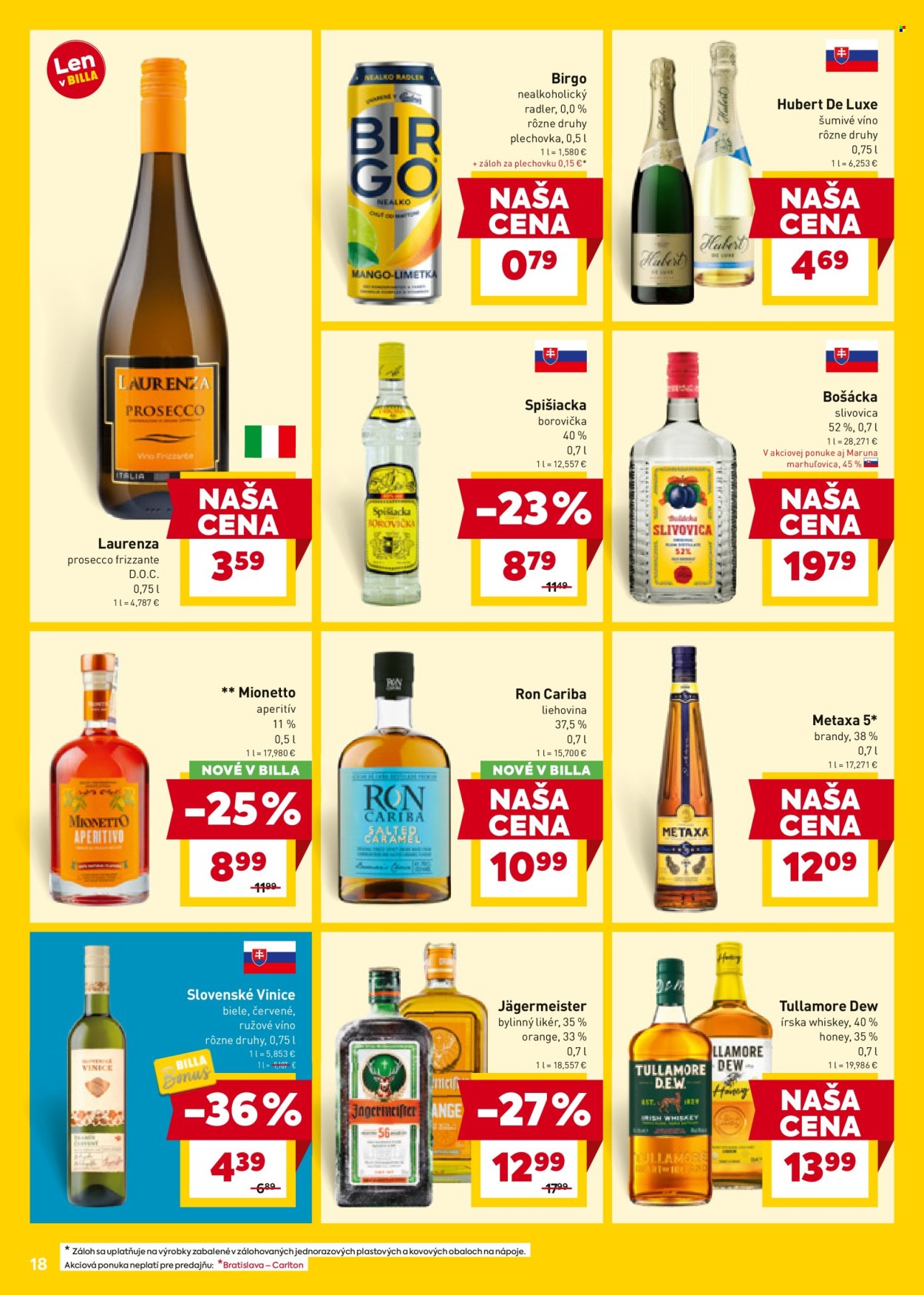 Leták Billa - 9.7.2025 - 15.7.2025. Strana 18