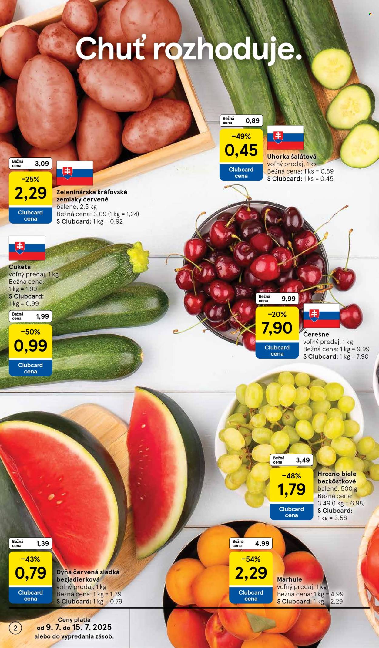 Leták TESCO - 9.7.2025 - 15.7.2025. Strana 2
