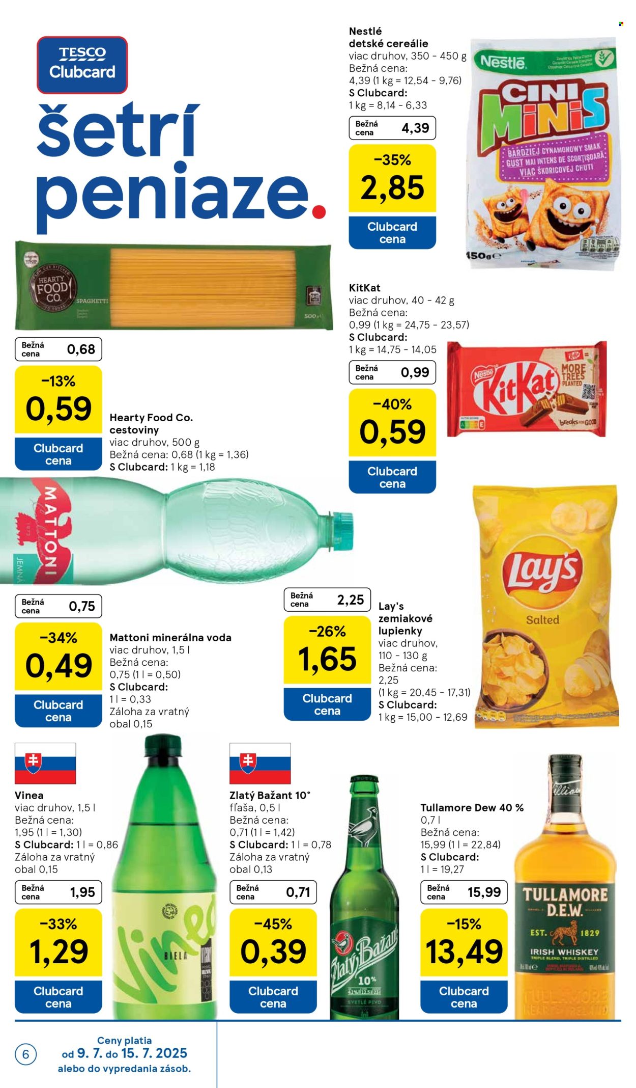 Leták TESCO - 9.7.2025 - 15.7.2025. Strana 6