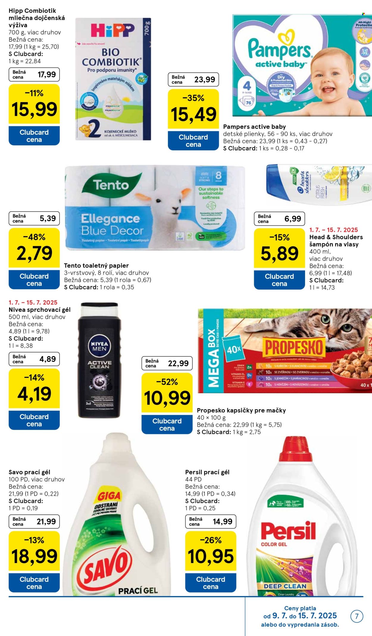 Leták TESCO - 9.7.2025 - 15.7.2025. Strana 7