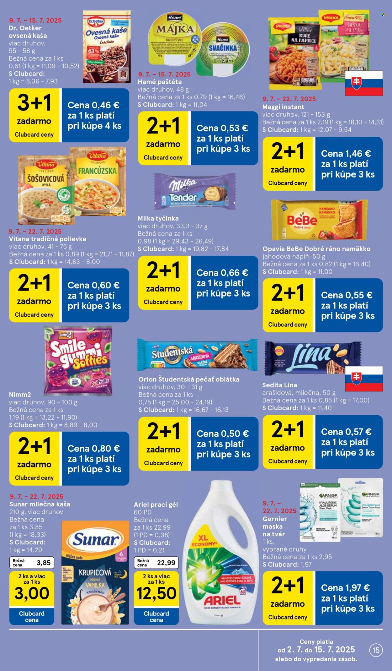 Leták TESCO - 9.7.2025 - 15.7.2025. Strana 15