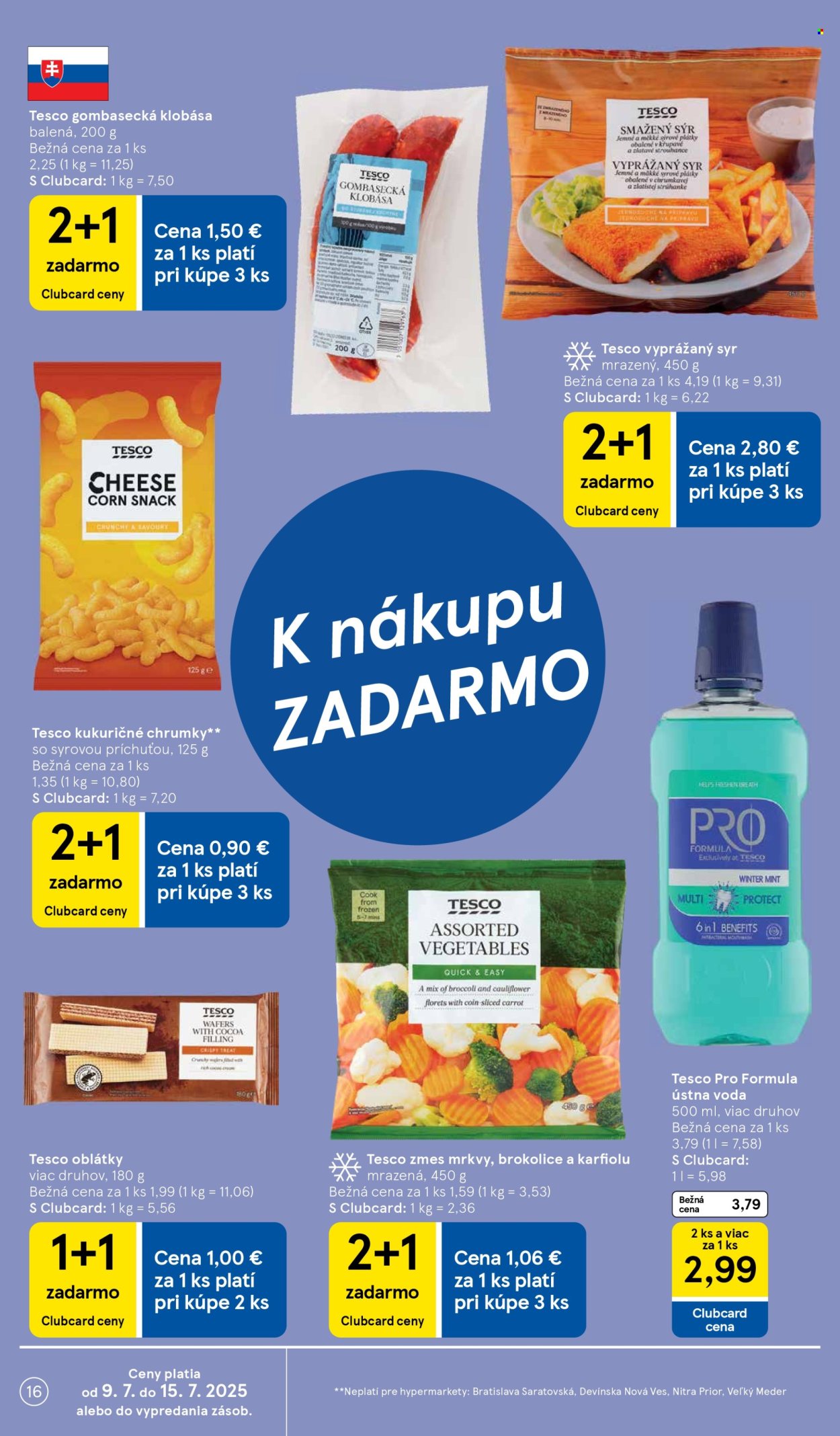 Leták TESCO - 9.7.2025 - 15.7.2025. Strana 16