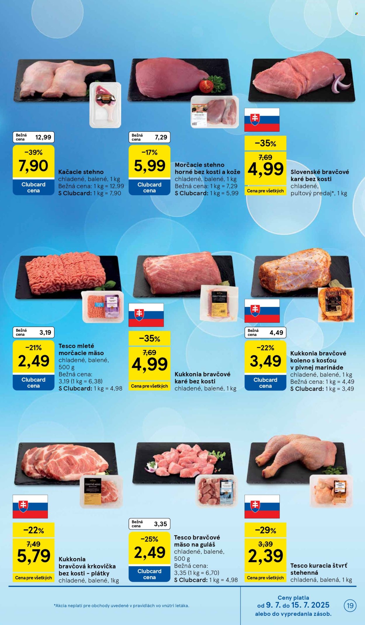 Leták TESCO - 9.7.2025 - 15.7.2025. Strana 19