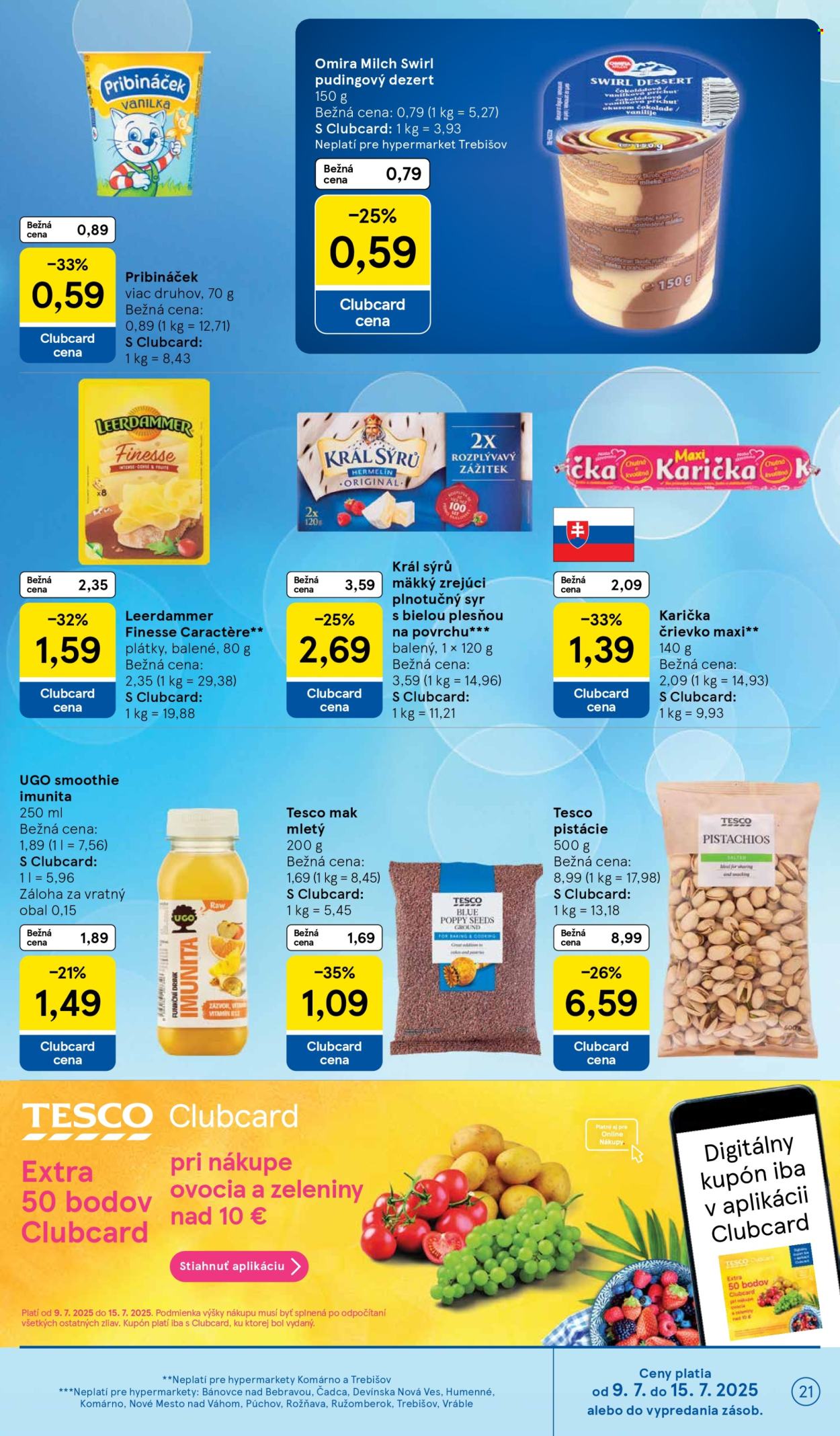 Leták TESCO - 9.7.2025 - 15.7.2025. Strana 21