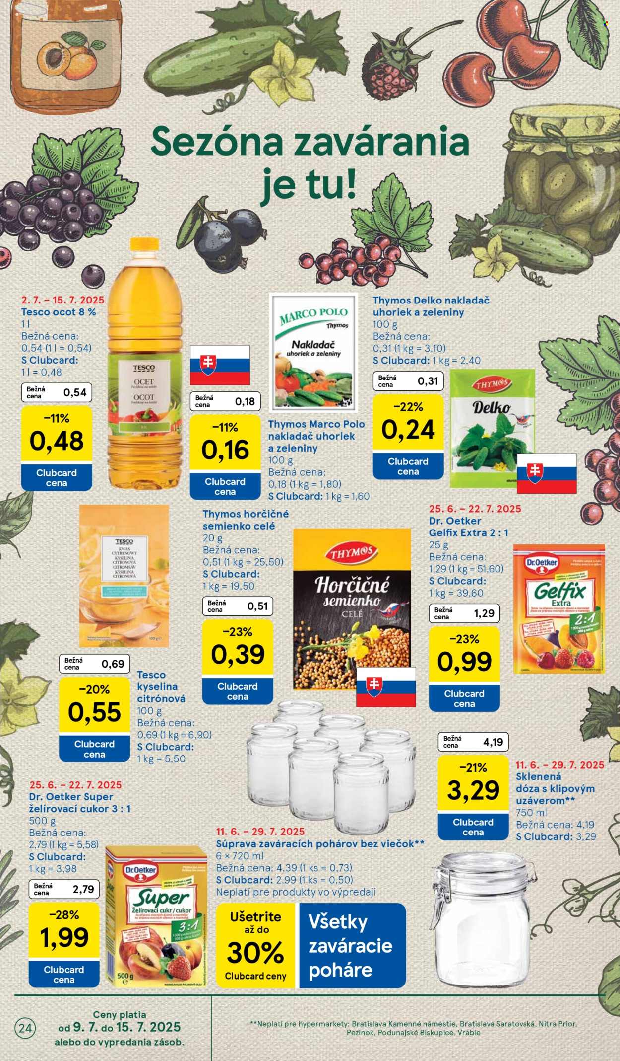 Leták TESCO - 9.7.2025 - 15.7.2025. Strana 24
