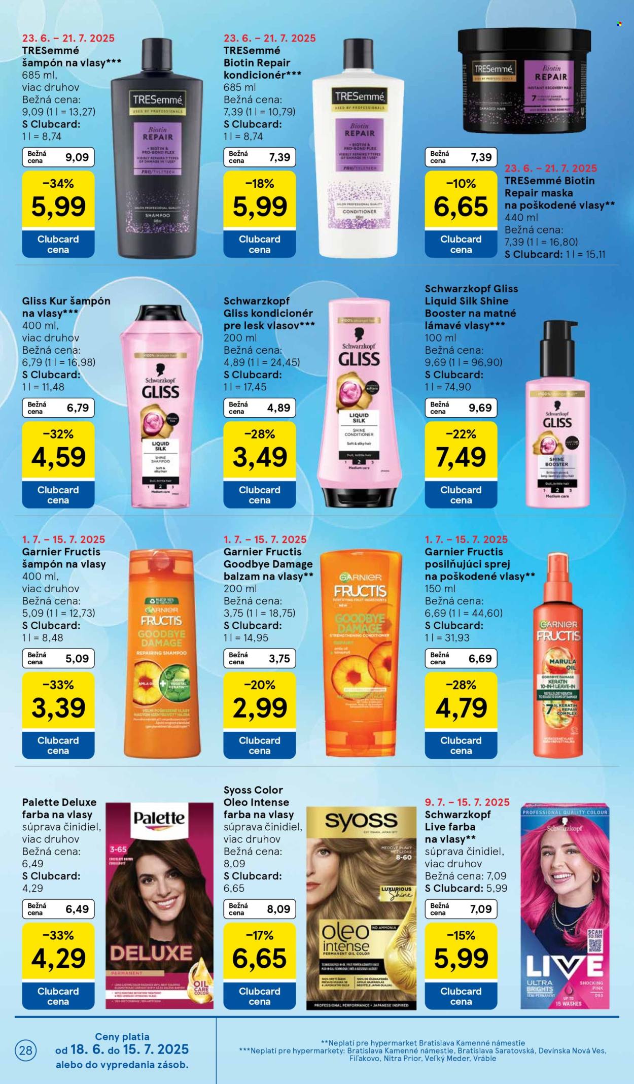 Leták TESCO - 9.7.2025 - 15.7.2025. Strana 28