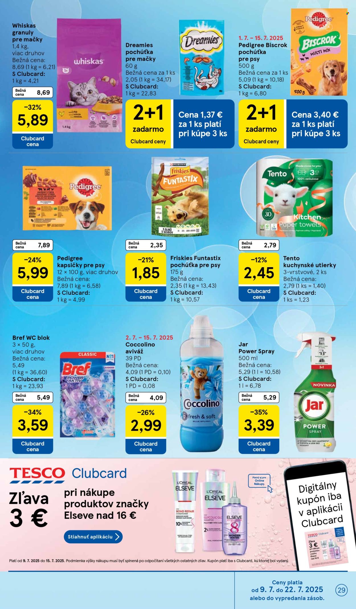 Leták TESCO - 9.7.2025 - 15.7.2025. Strana 29