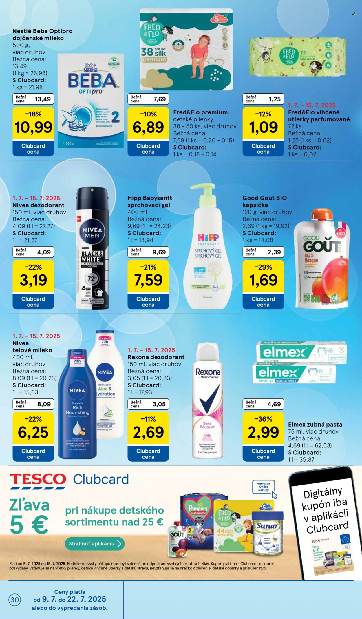 Leták TESCO - 9.7.2025 - 15.7.2025. Strana 30