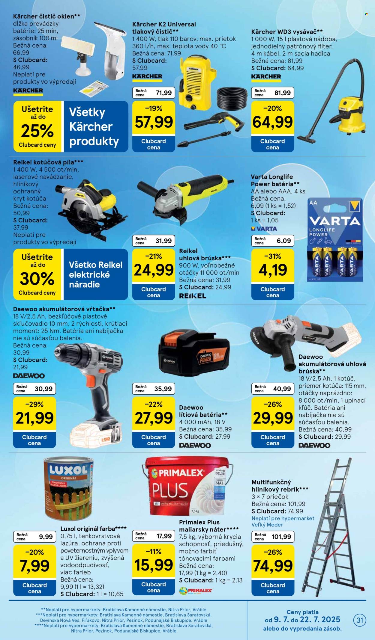 Leták TESCO - 9.7.2025 - 15.7.2025. Strana 31