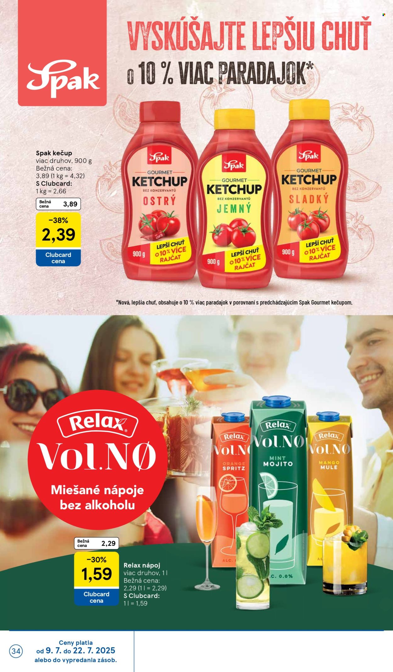 Leták TESCO - 9.7.2025 - 15.7.2025. Strana 34