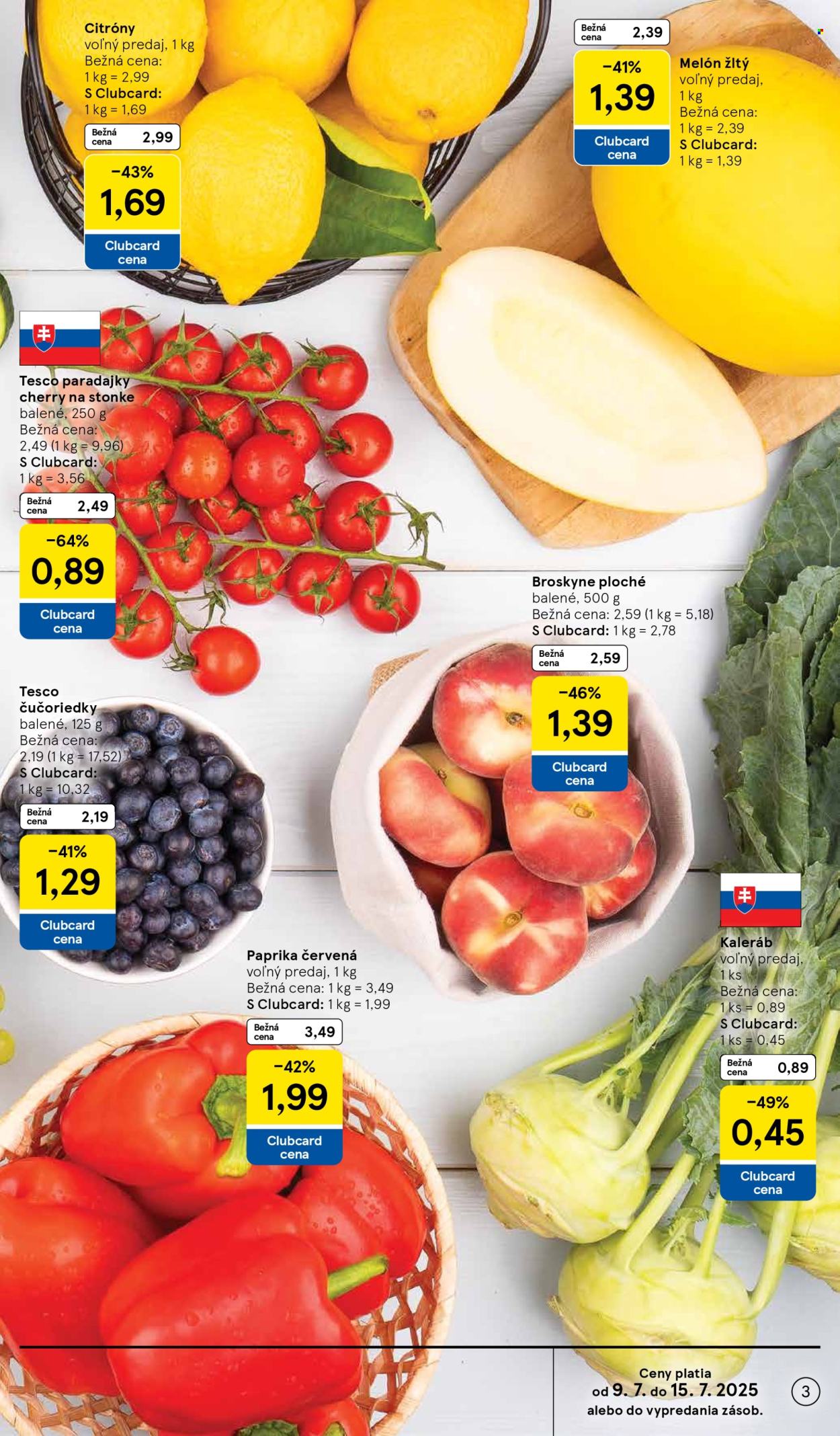 Leták TESCO supermarket - 9.7.2025 - 15.7.2025. Strana 3