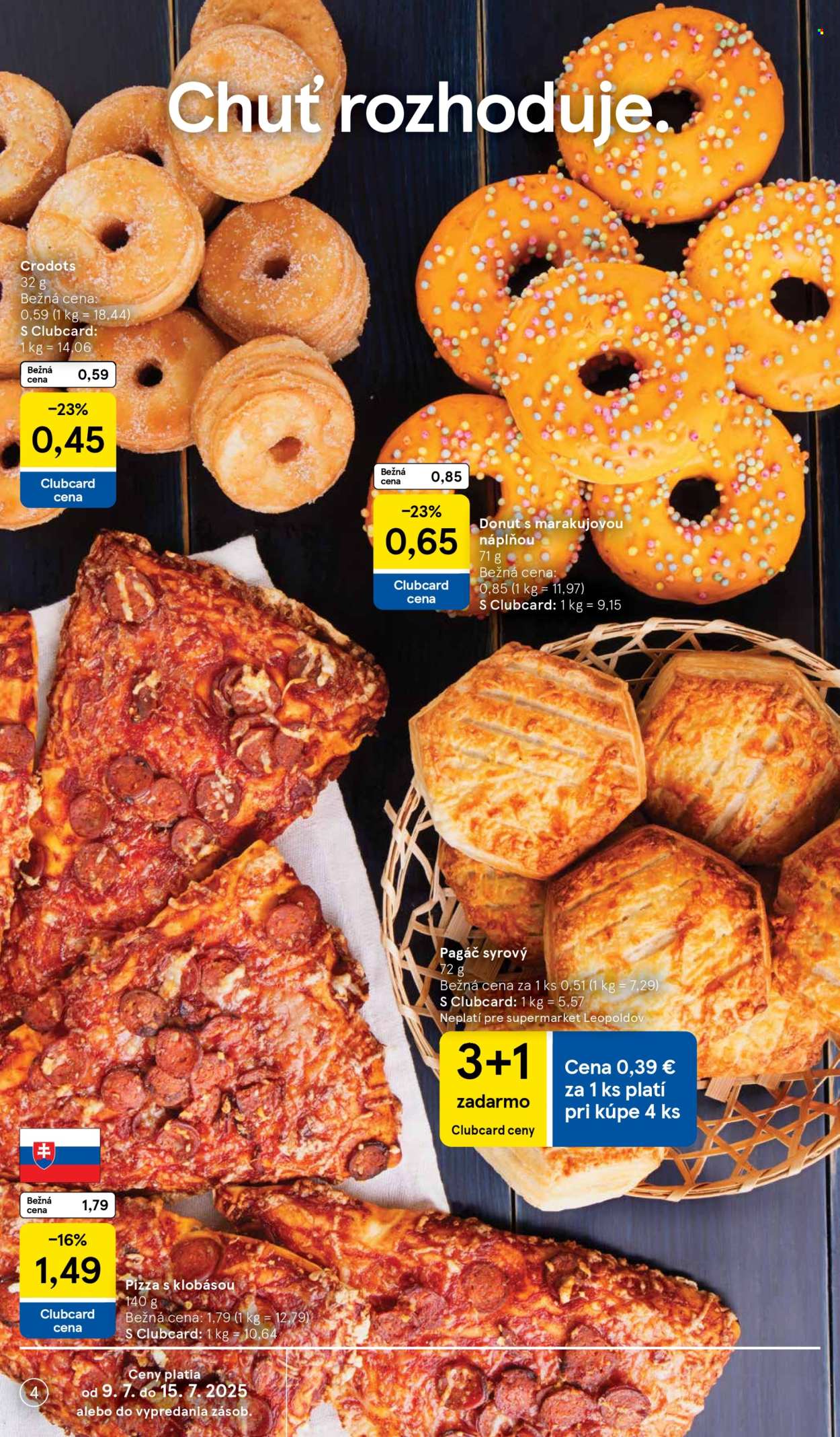 Leták TESCO supermarket - 9.7.2025 - 15.7.2025. Strana 4