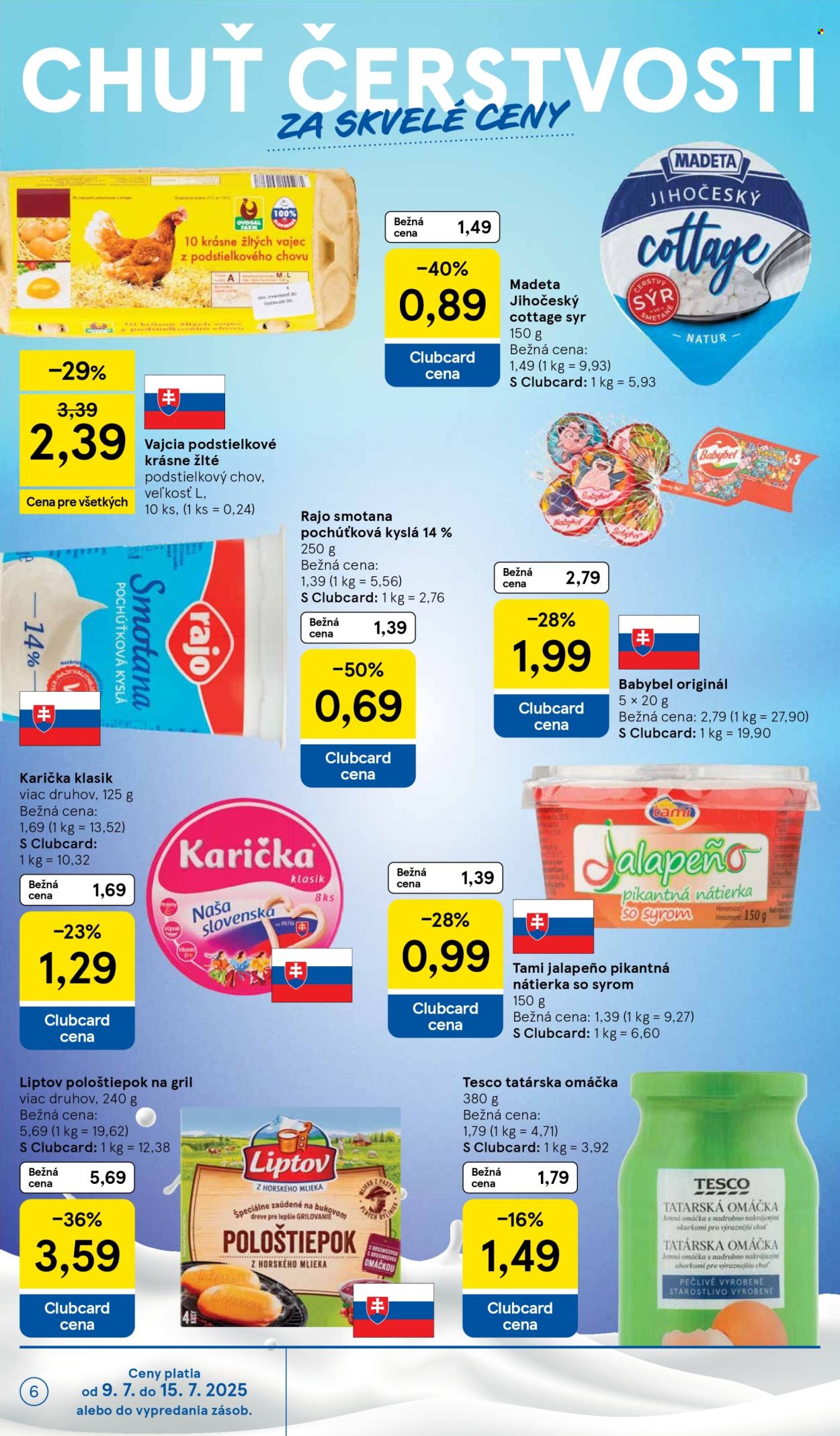 Leták TESCO supermarket - 9.7.2025 - 15.7.2025. Strana 6