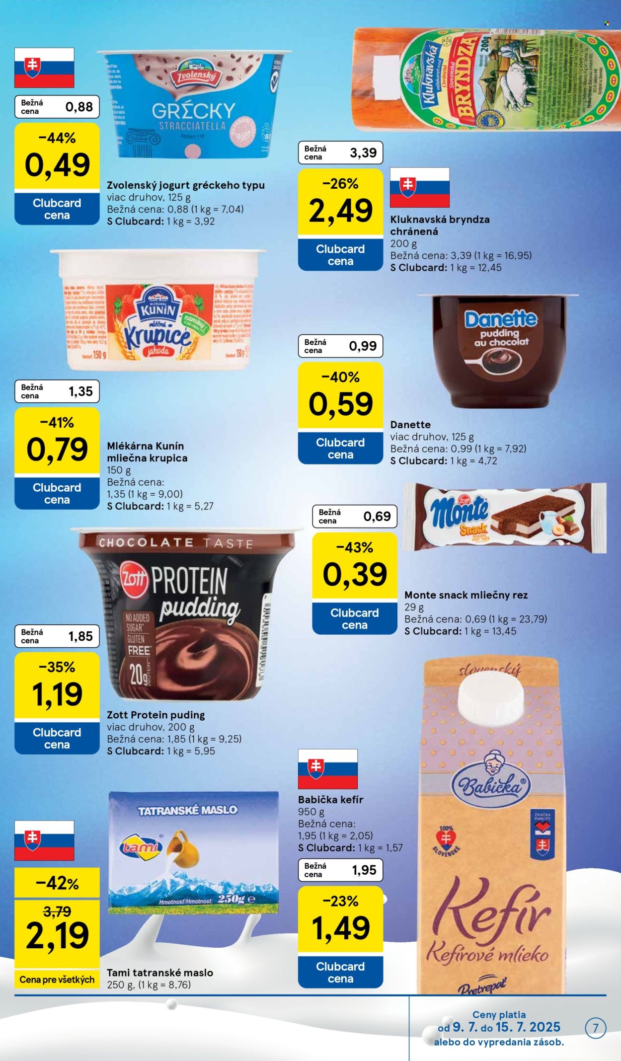 Leták TESCO supermarket - 9.7.2025 - 15.7.2025. Strana 7