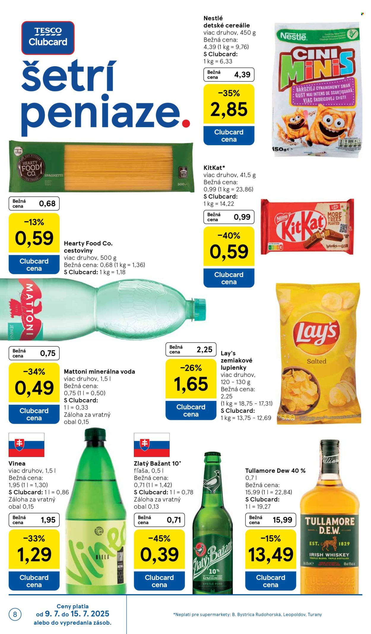 Leták TESCO supermarket - 9.7.2025 - 15.7.2025. Strana 8