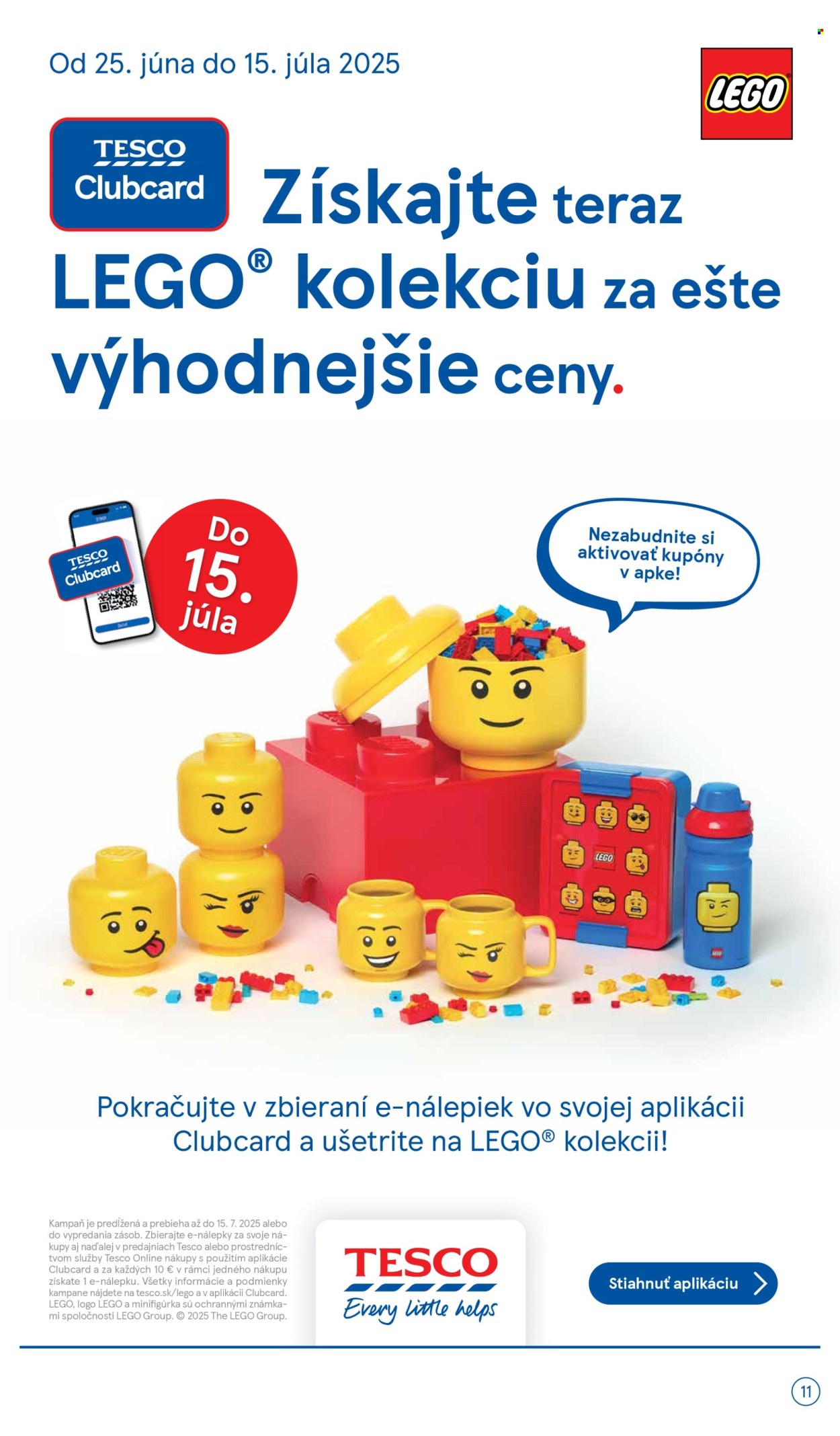 Leták TESCO supermarket - 9.7.2025 - 15.7.2025. Strana 11