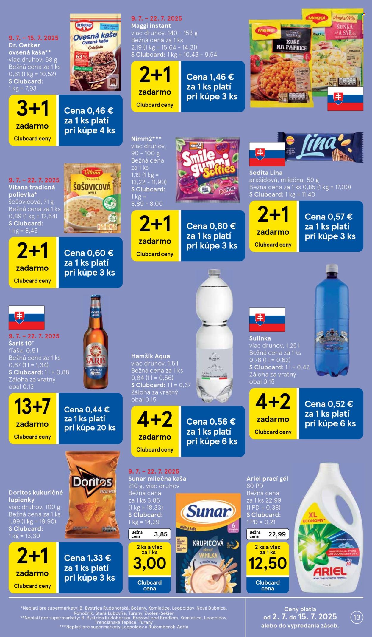 Leták TESCO supermarket - 9.7.2025 - 15.7.2025. Strana 13