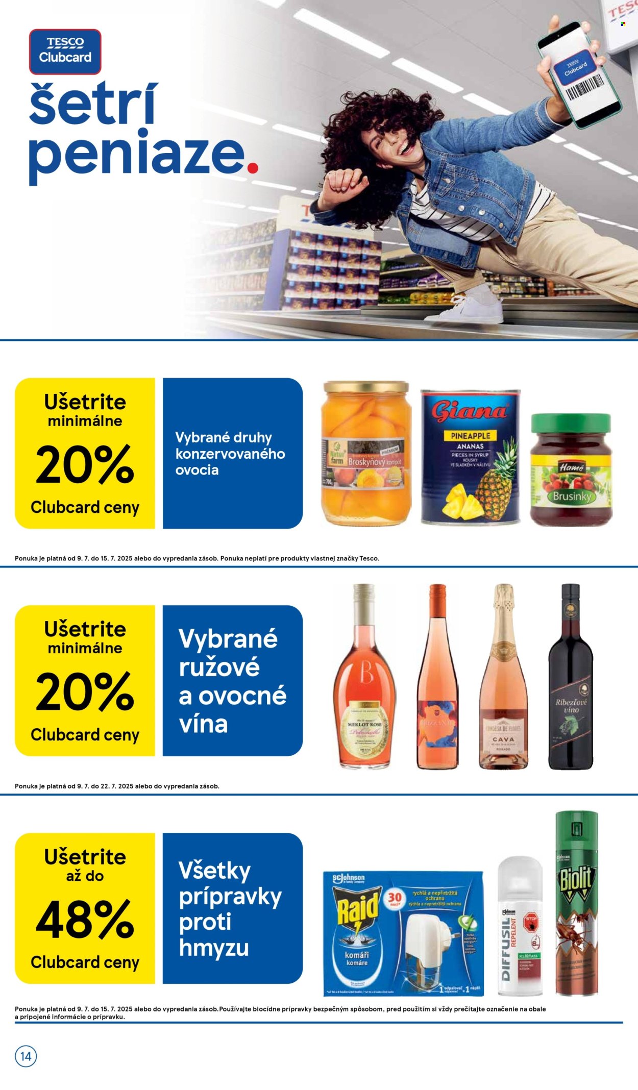 Leták TESCO supermarket - 9.7.2025 - 15.7.2025. Strana 14