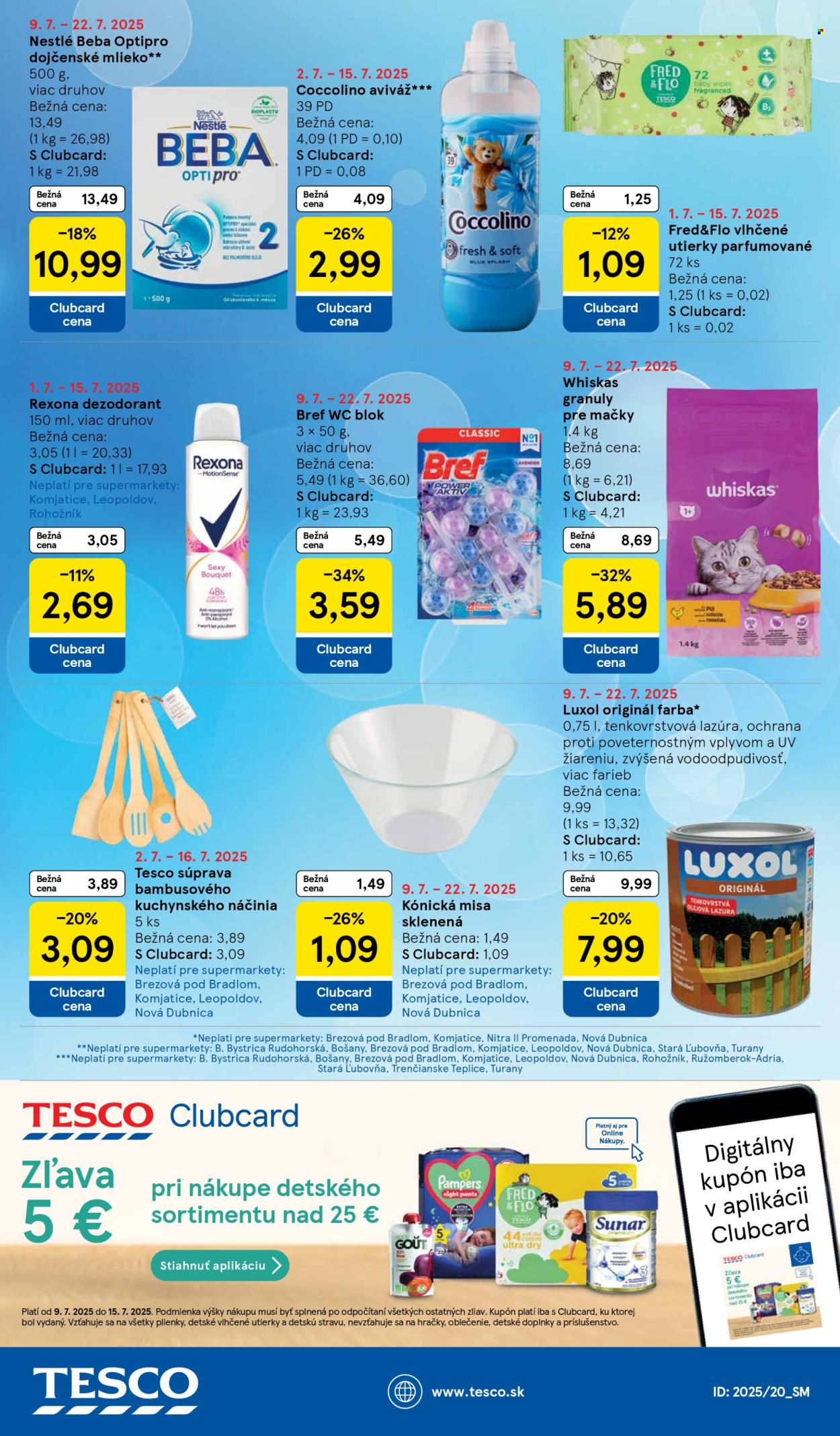 Leták TESCO supermarket - 9.7.2025 - 15.7.2025. Strana 21