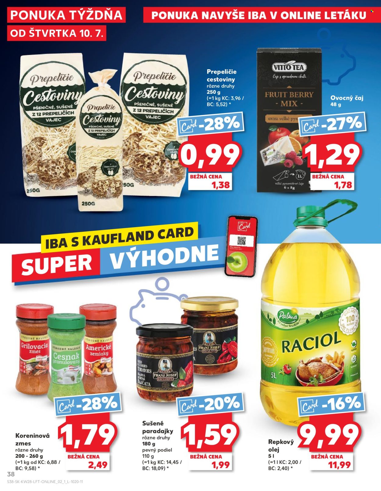 Leták Kaufland - 10.7.2025 - 16.7.2025. Strana 38
