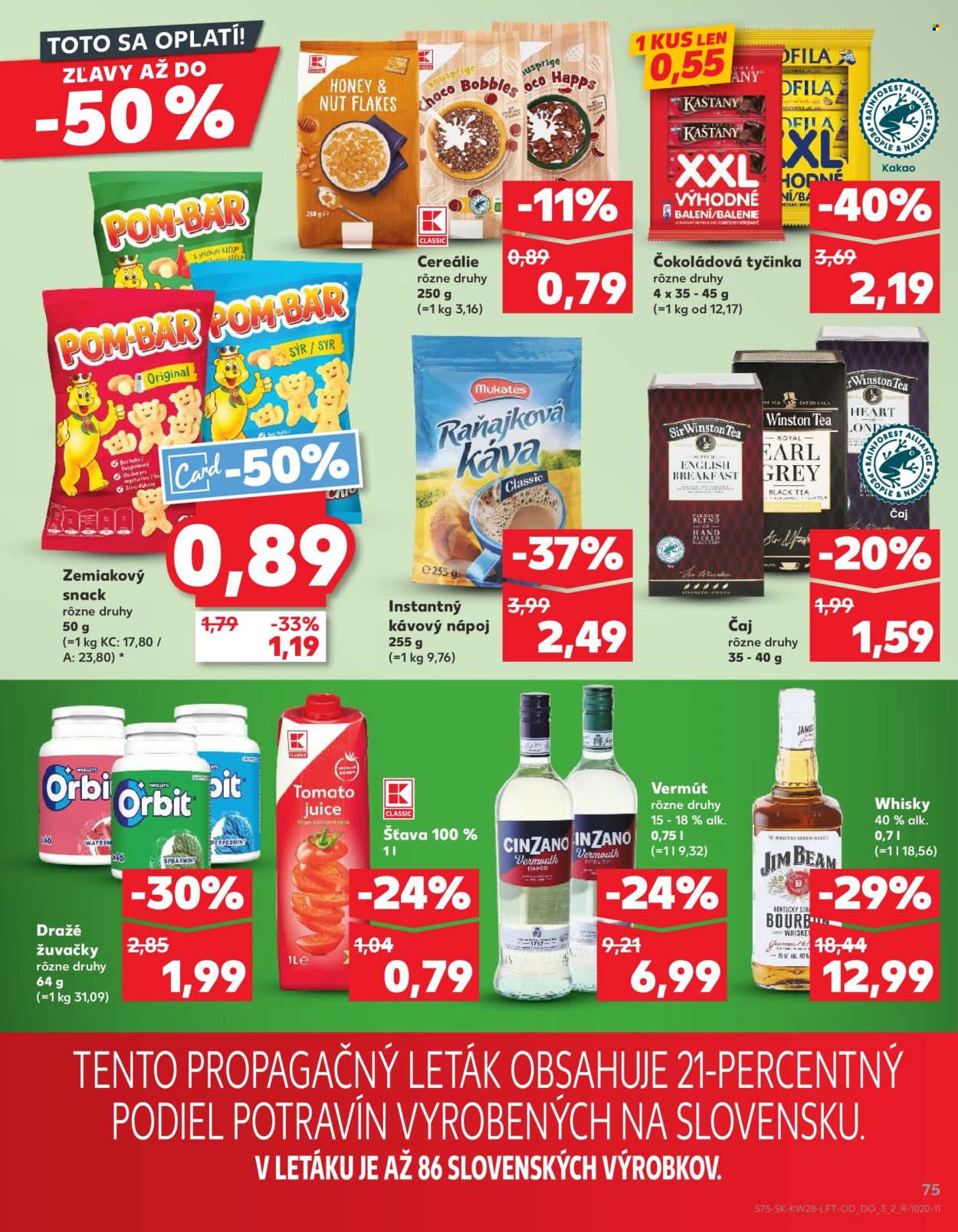 Leták Kaufland - 10.7.2025 - 16.7.2025. Strana 75