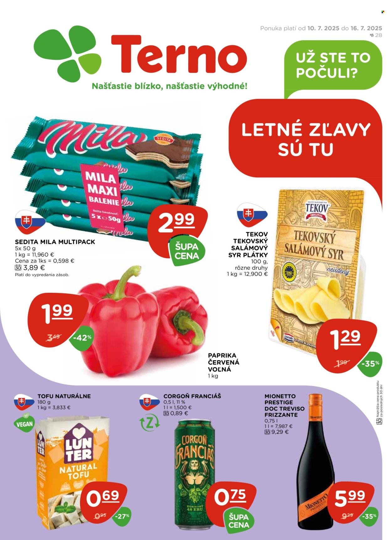Leták Terno - 10.7.2025 - 16.7.2025. Strana 1