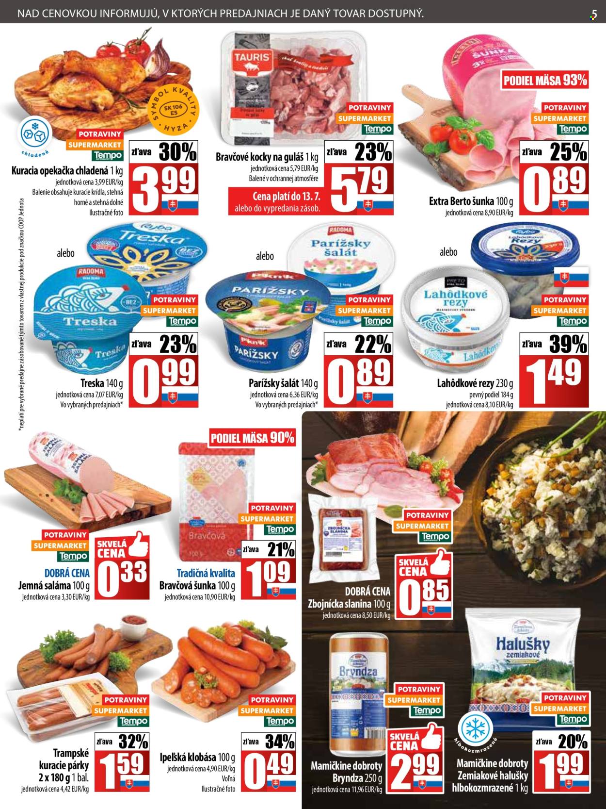 Leták COOP Jednota - 10.7.2025 - 16.7.2025. Strana 5