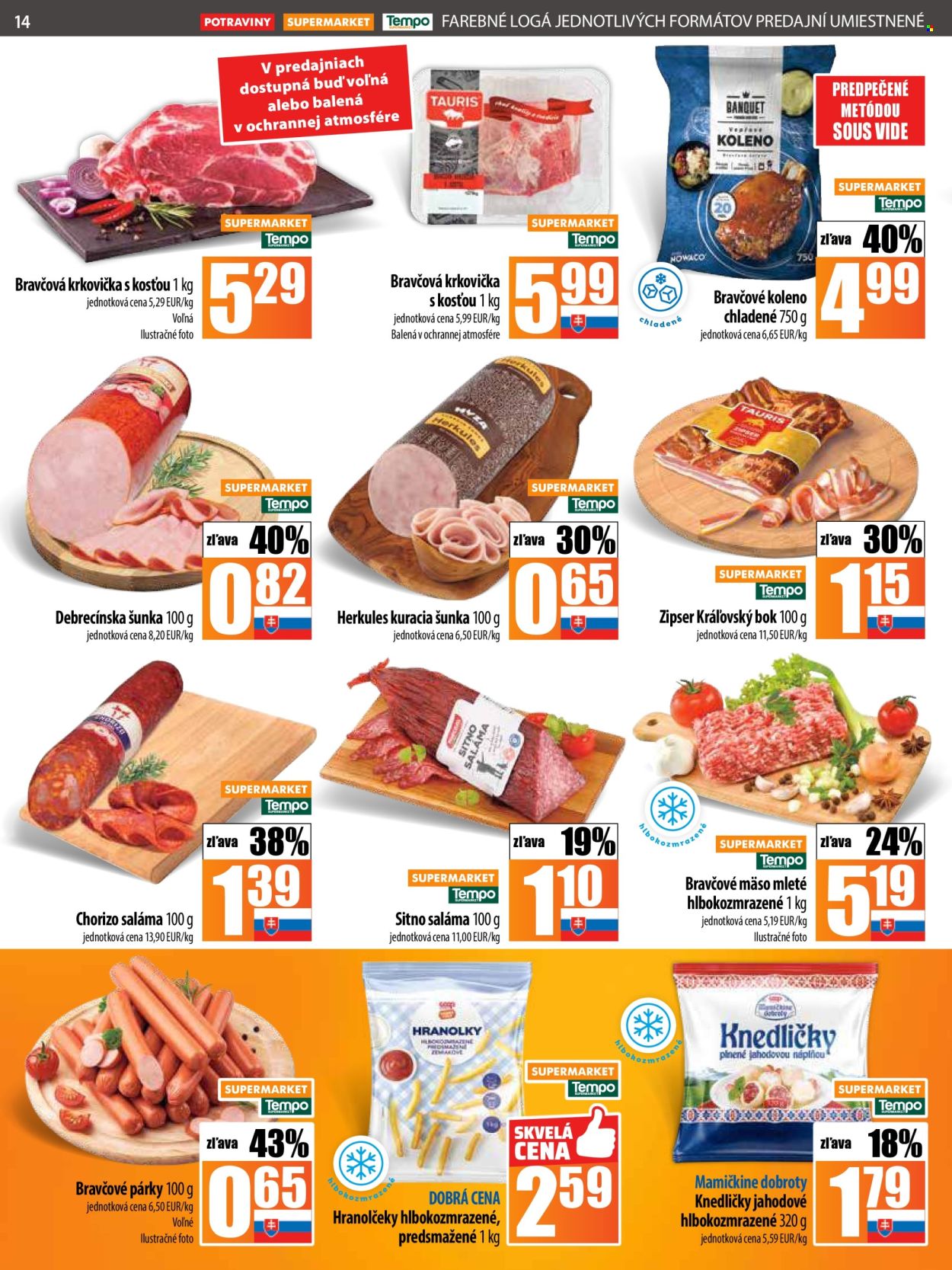 Leták COOP Jednota - 10.7.2025 - 16.7.2025. Strana 14
